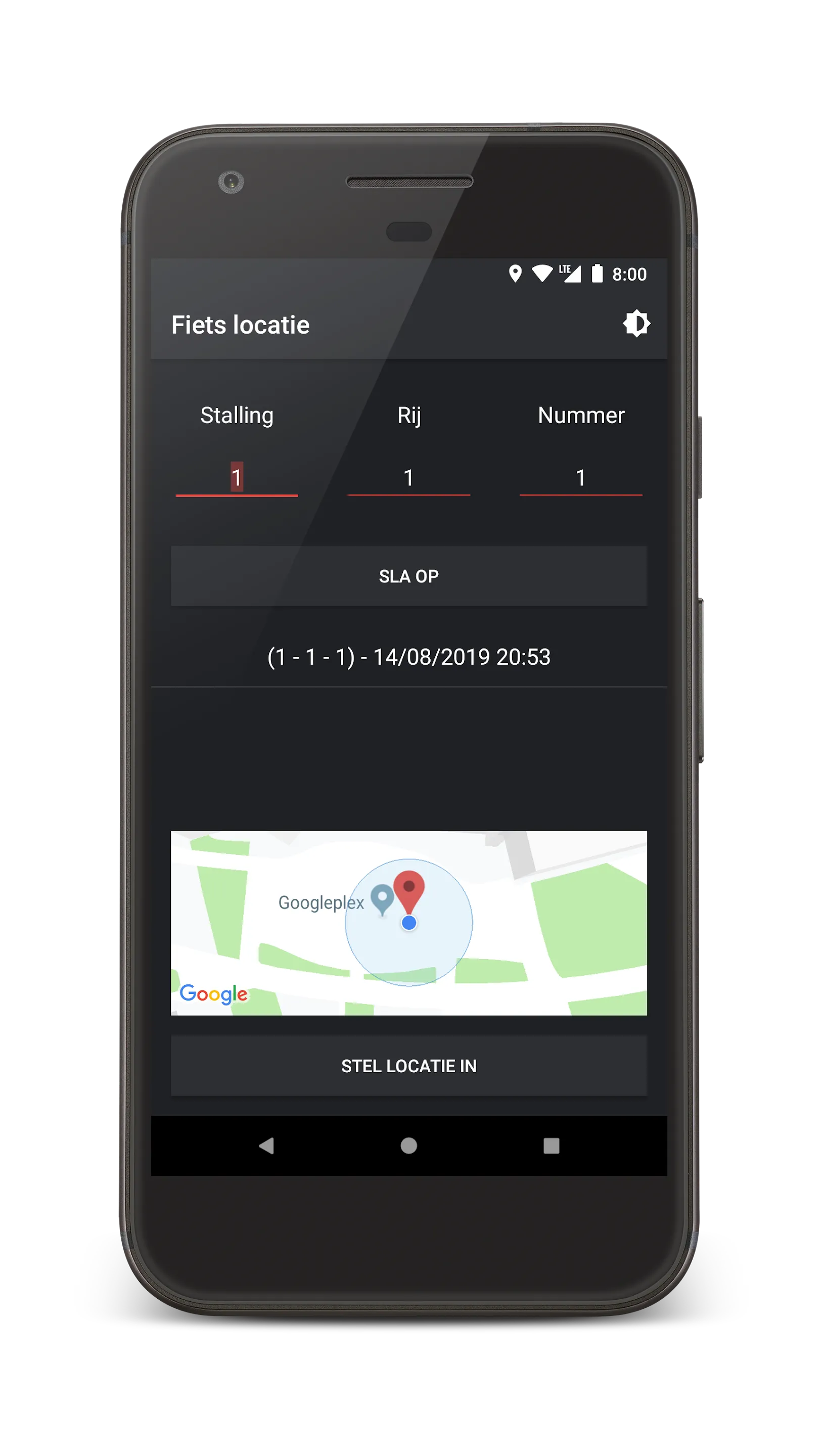 Fiets locatie | Indus Appstore | Screenshot