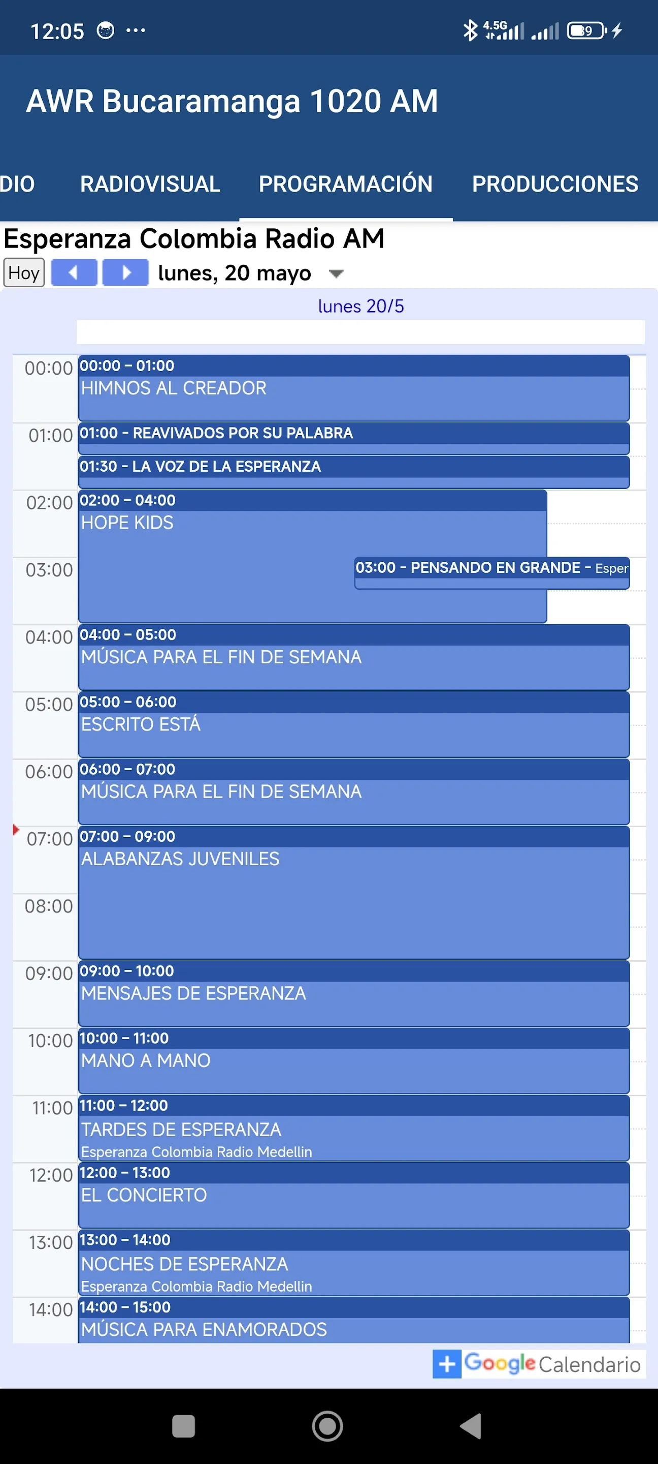 AWR Bucaramanga 1020 AM | Indus Appstore | Screenshot