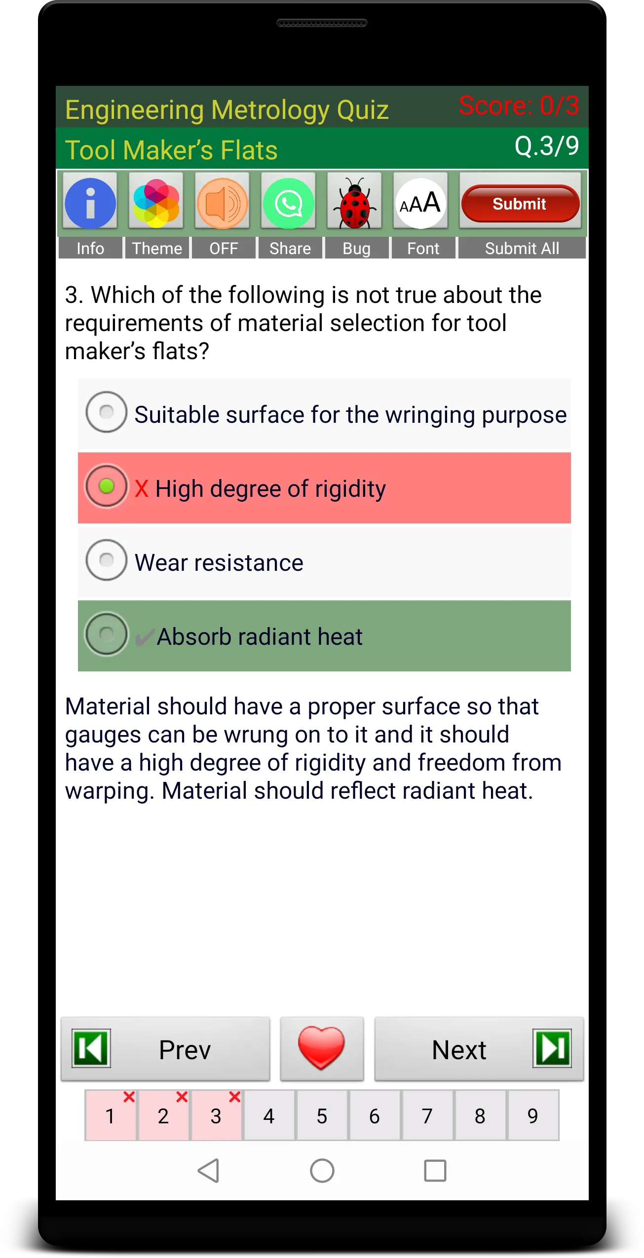 Metrology Quiz | Indus Appstore | Screenshot