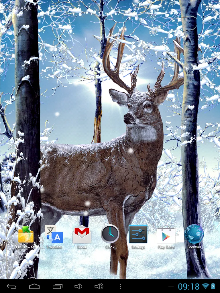 Winter Forest Live Wallpaper | Indus Appstore | Screenshot