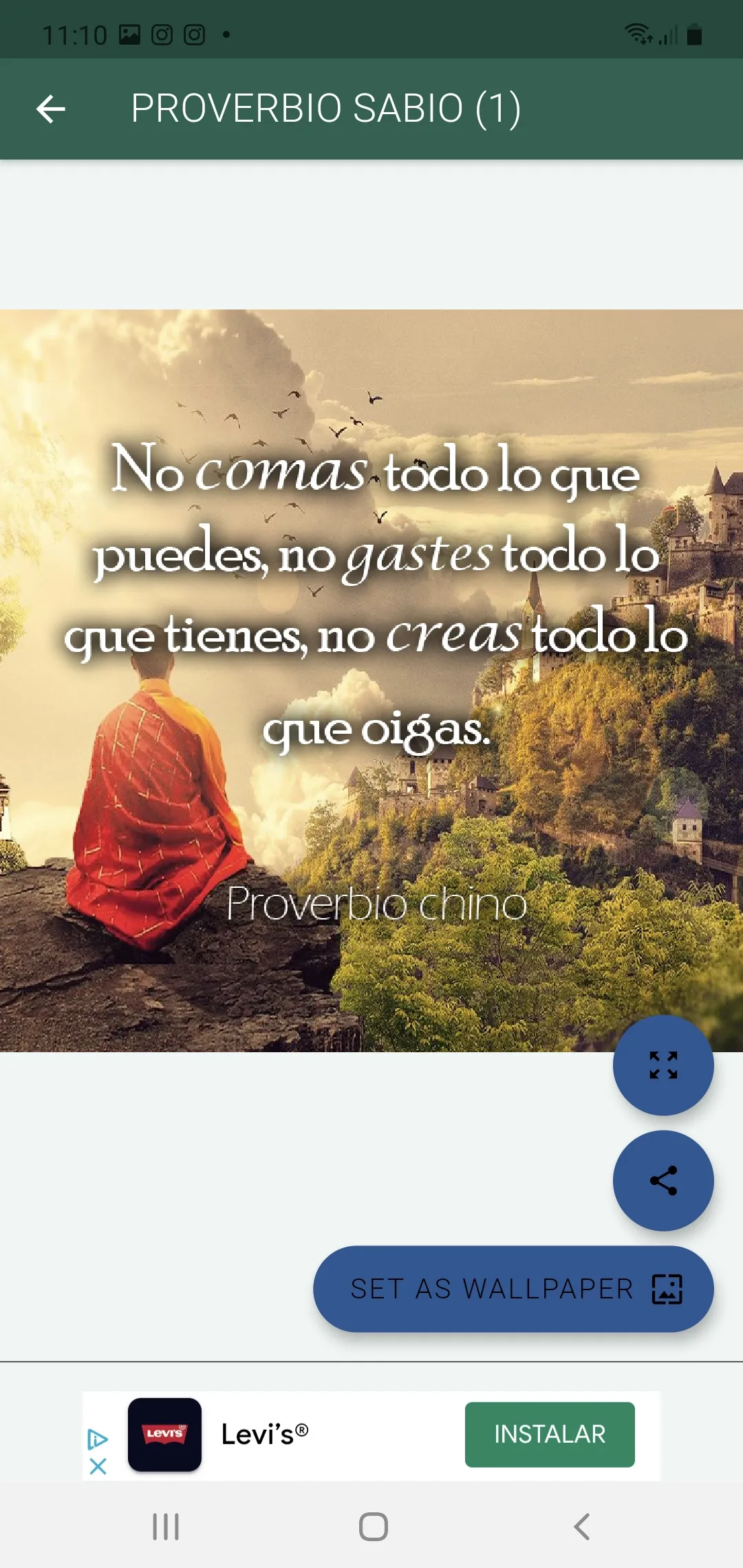 Proverbios Sabios y del Mundo | Indus Appstore | Screenshot