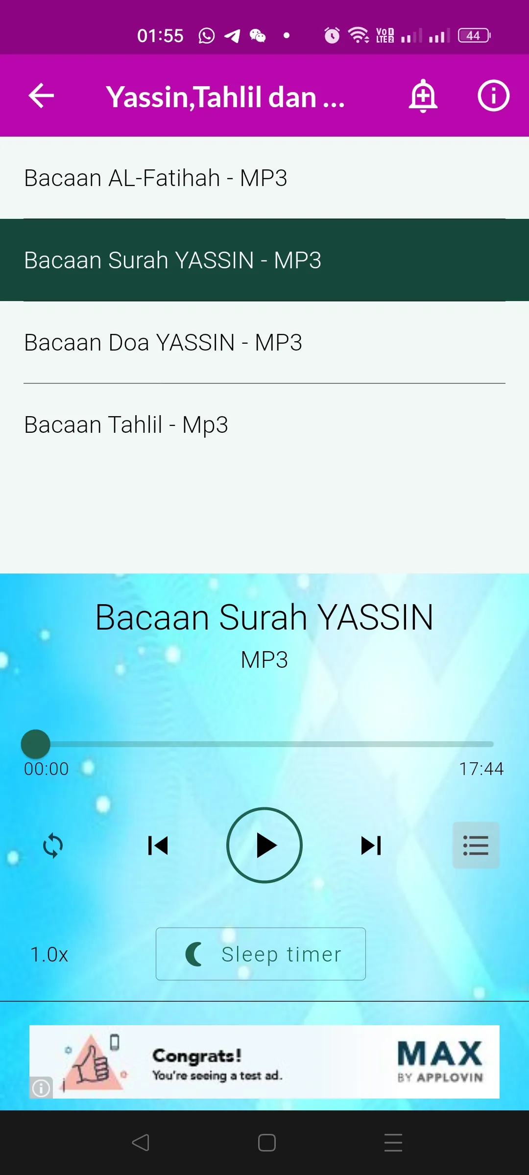 Yassin,Tahlil & Al-Mathurat | Indus Appstore | Screenshot