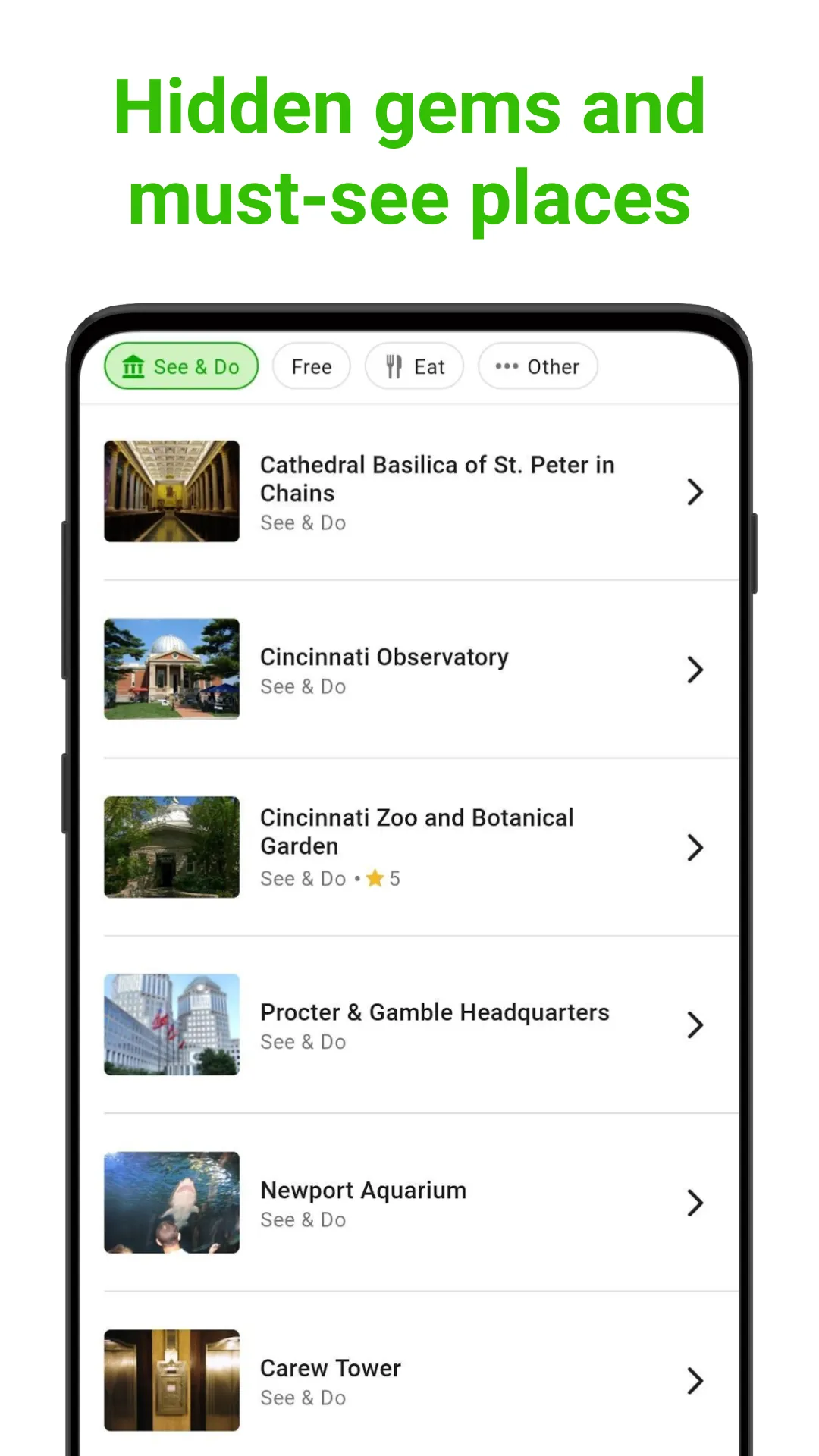 Cincinnati SmartGuide | Indus Appstore | Screenshot