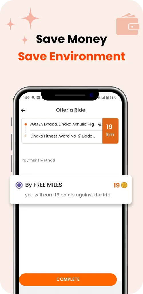 Freelly-Bikepool & Carpool | Indus Appstore | Screenshot