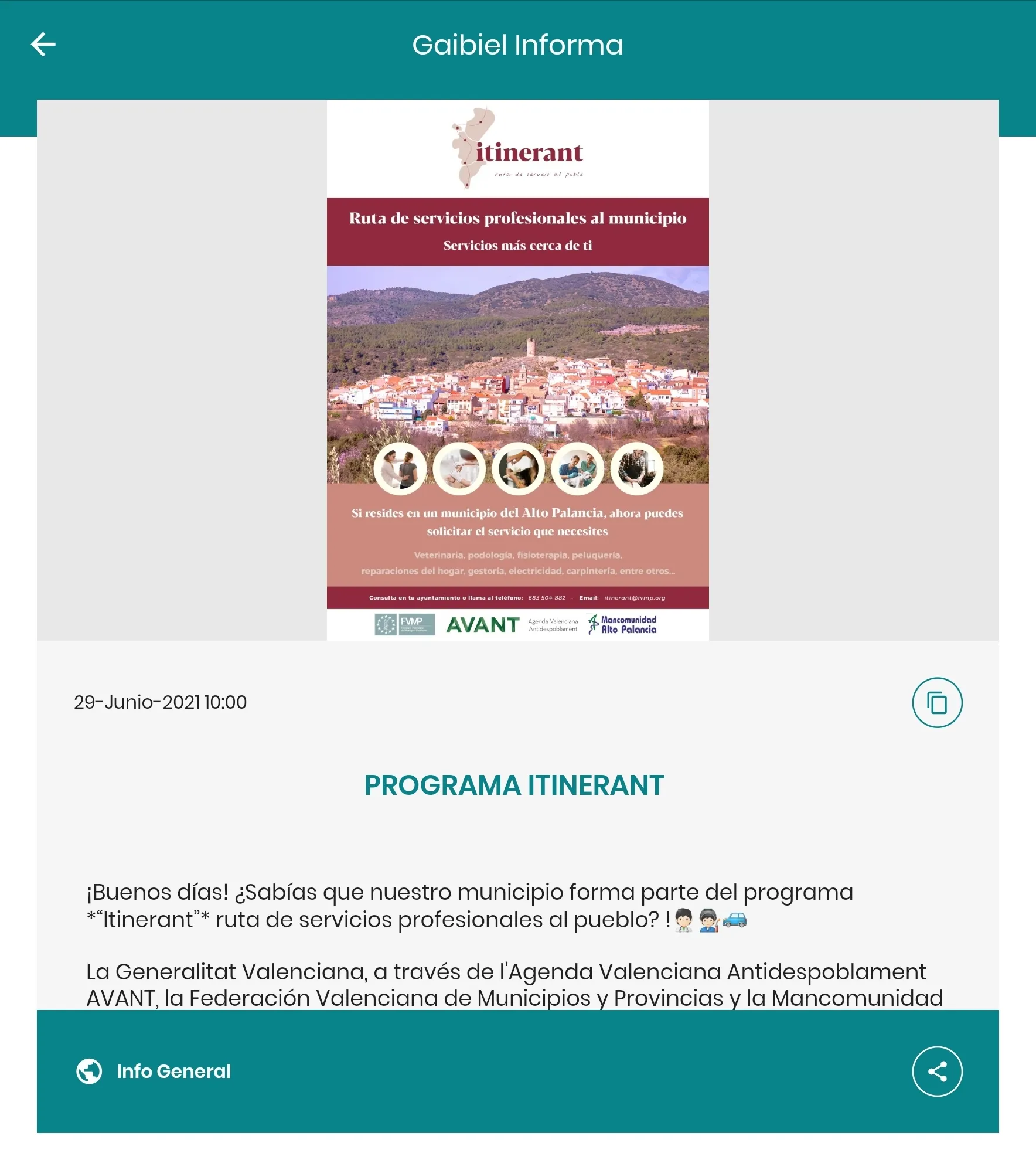 Gaibiel Informa | Indus Appstore | Screenshot