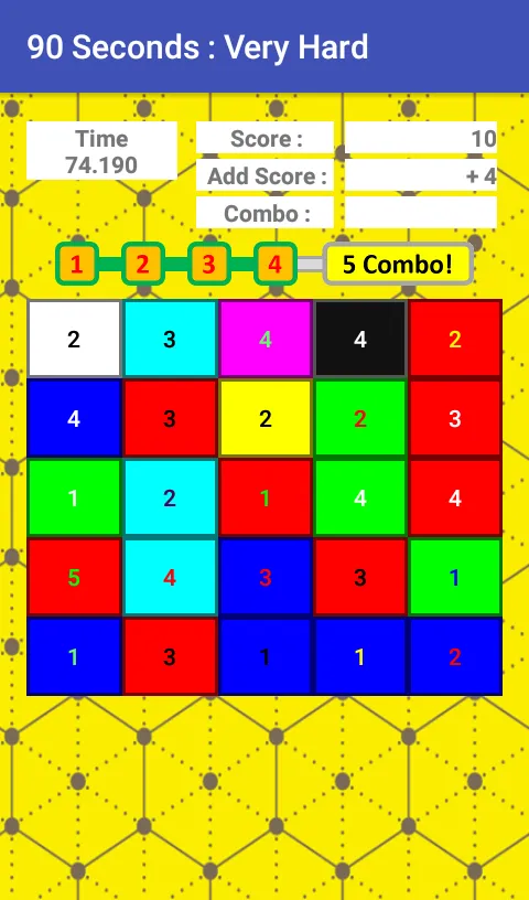 1,2,3,4,5 Combo! | Indus Appstore | Screenshot