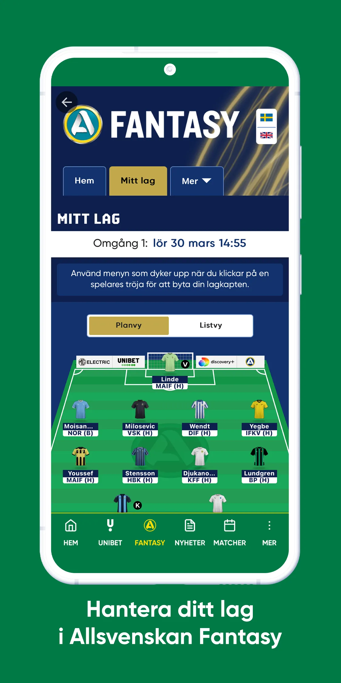 Hammarby Fotboll Live | Indus Appstore | Screenshot