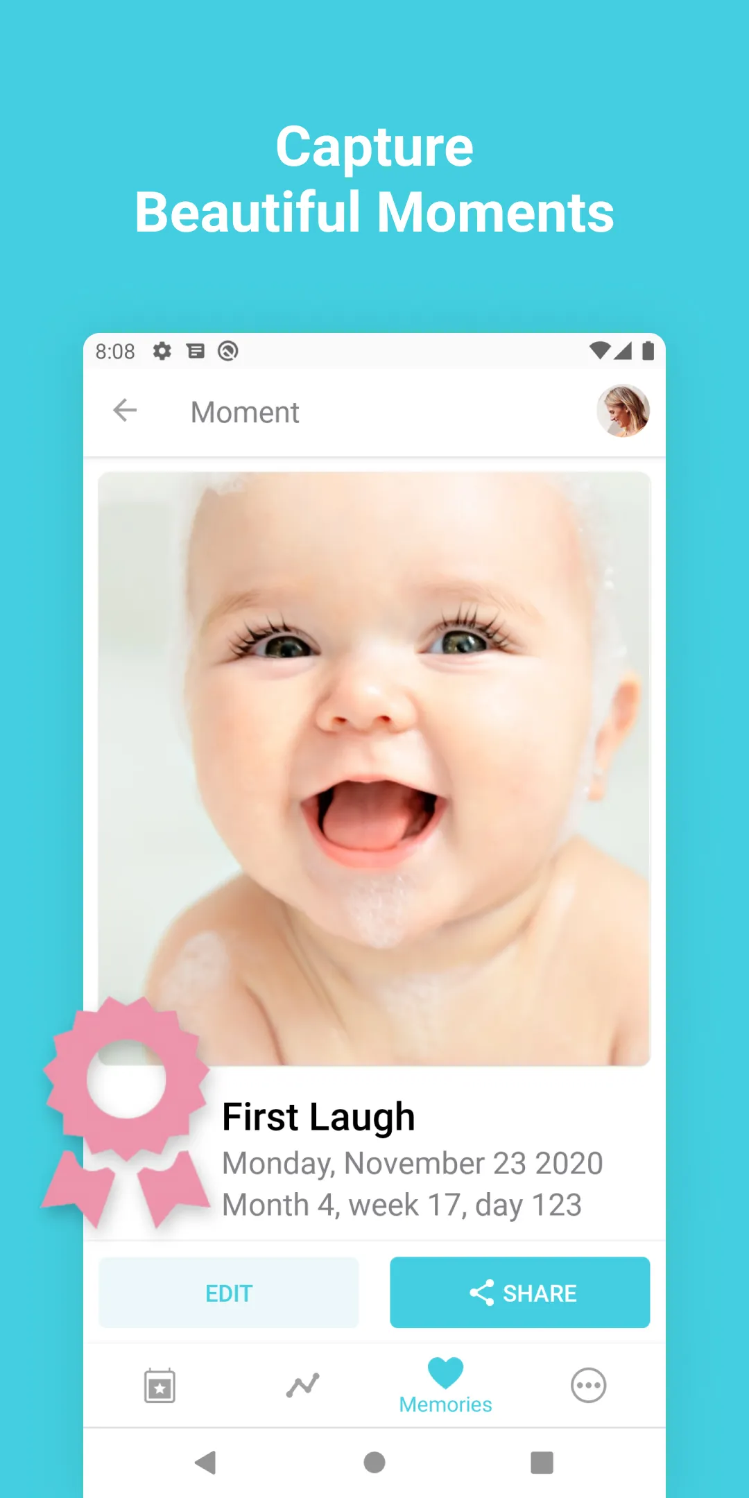 Baby + | Your Baby Tracker | Indus Appstore | Screenshot