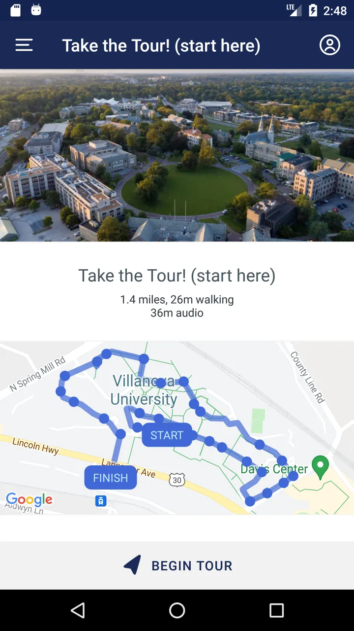 Villanova University Guides | Indus Appstore | Screenshot