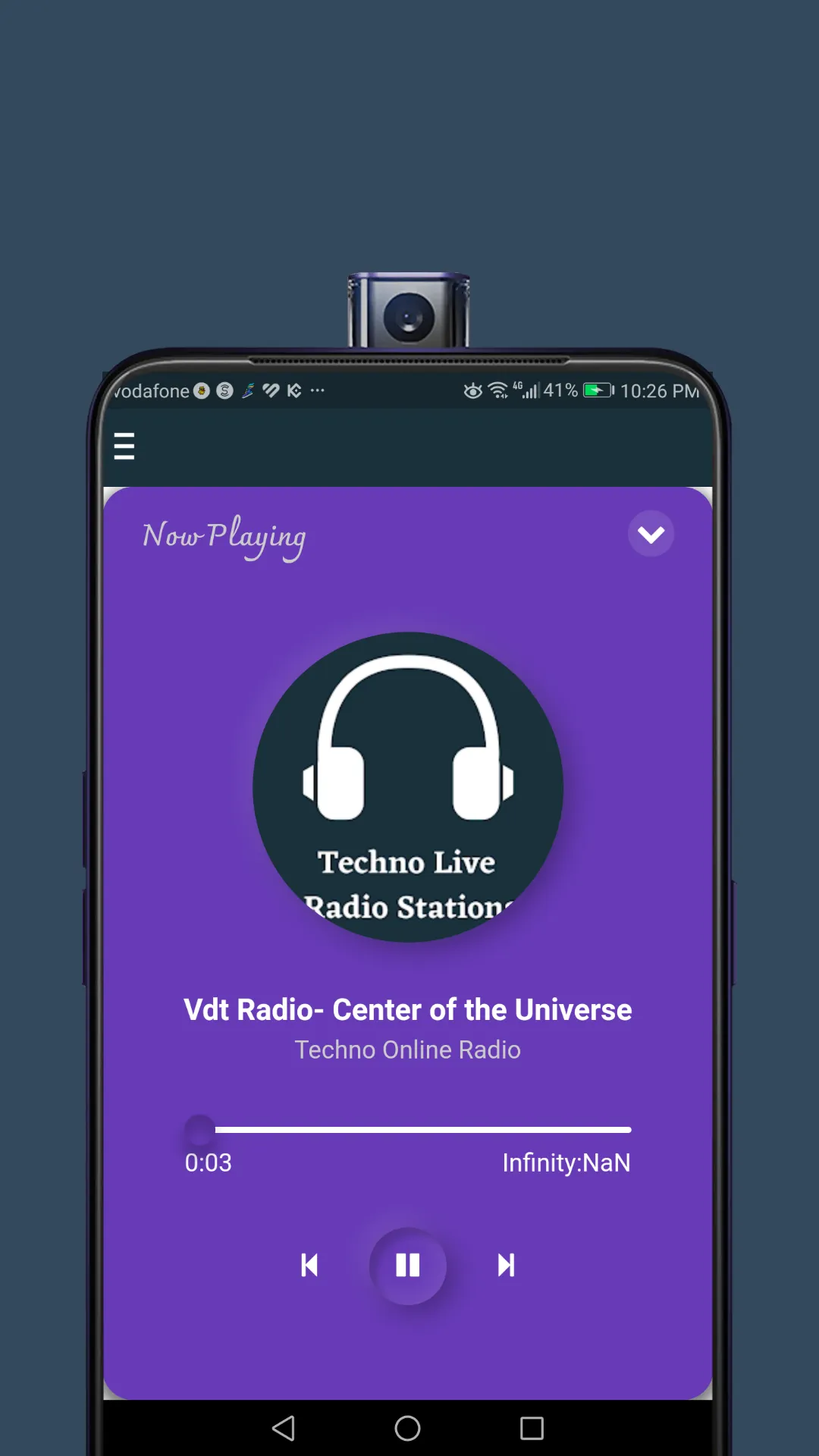 Techno Online Radio | Indus Appstore | Screenshot