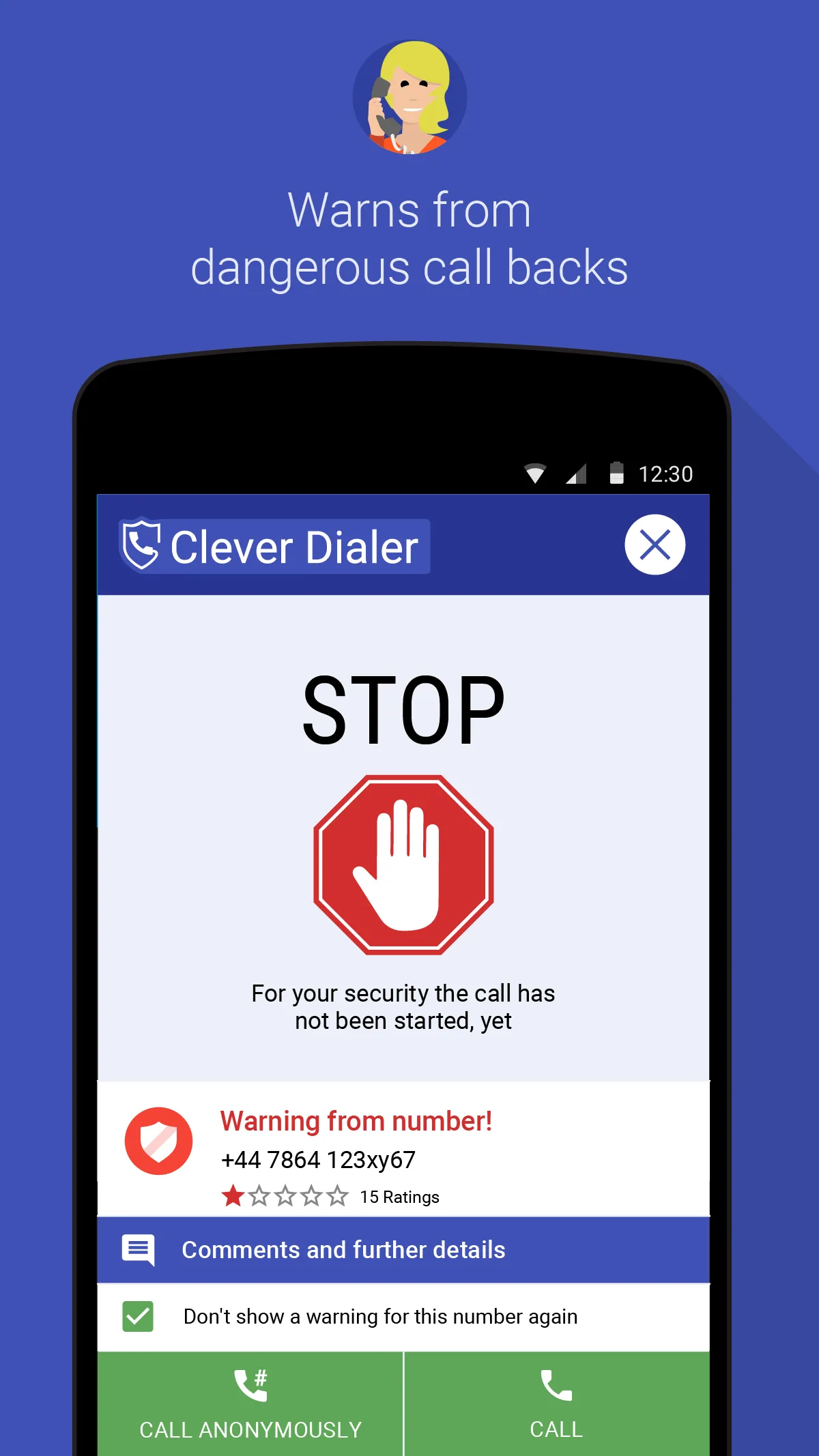 Caller ID | Clever Dialer | Indus Appstore | Screenshot