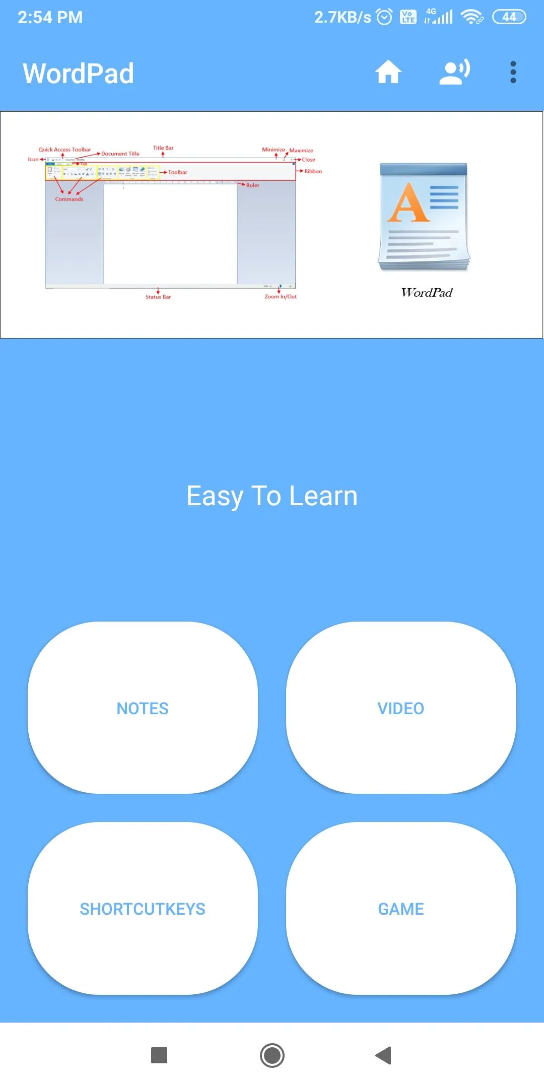 WordPad - Easy To Learn | Indus Appstore | Screenshot