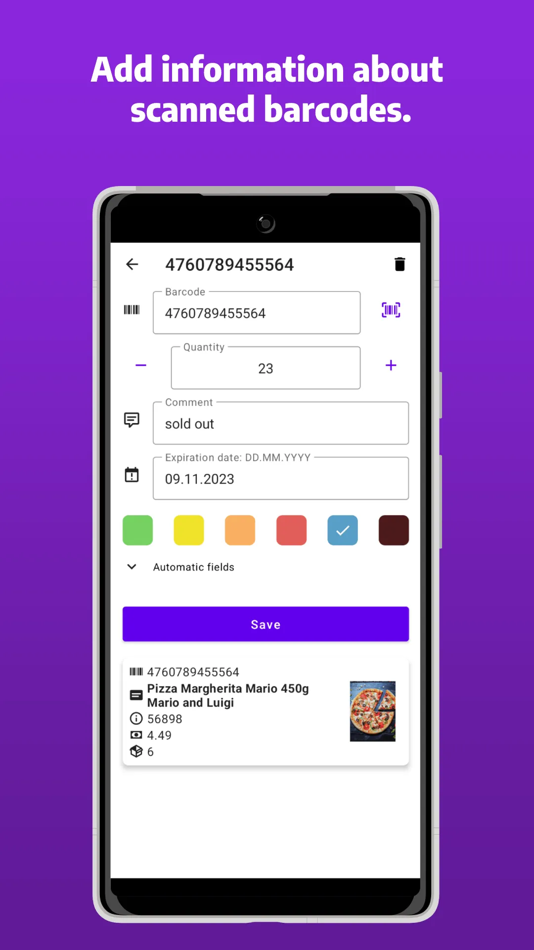 Barcodica - Barcode scanner | Indus Appstore | Screenshot