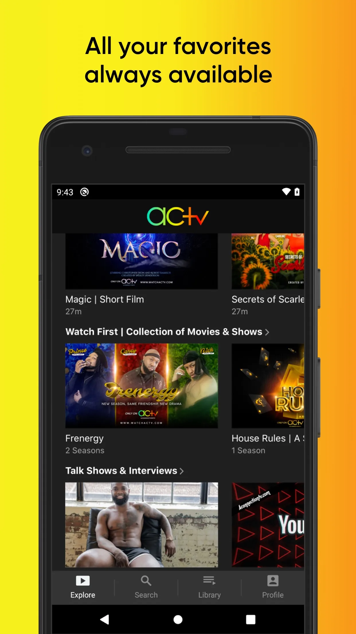 WatchACTV | Indus Appstore | Screenshot