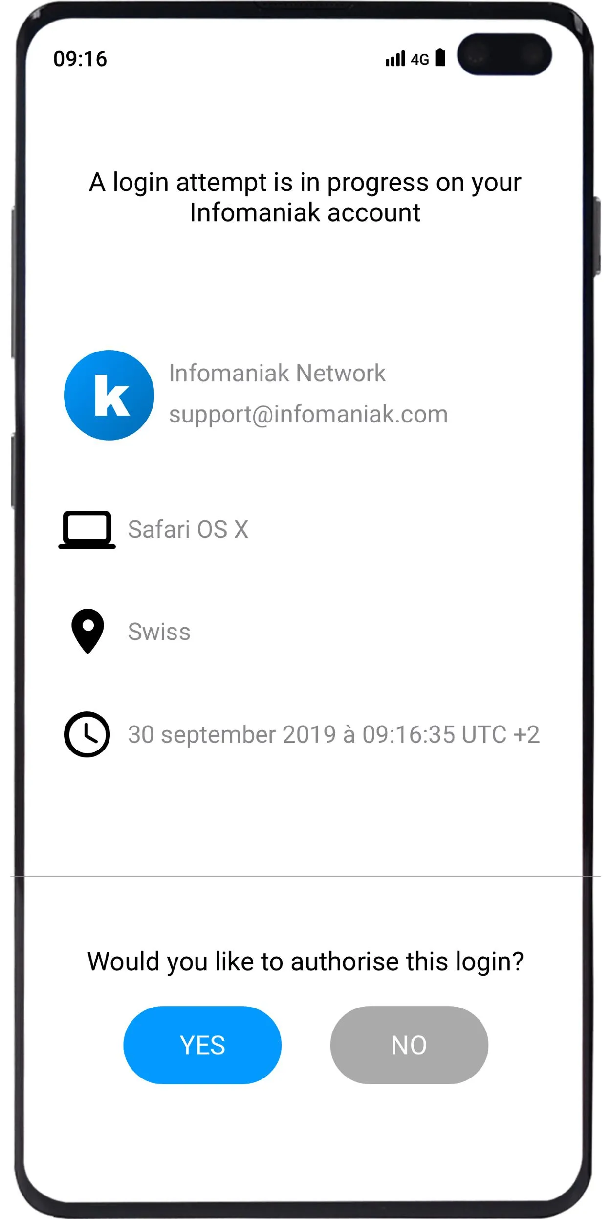 Infomaniak Auth | Indus Appstore | Screenshot