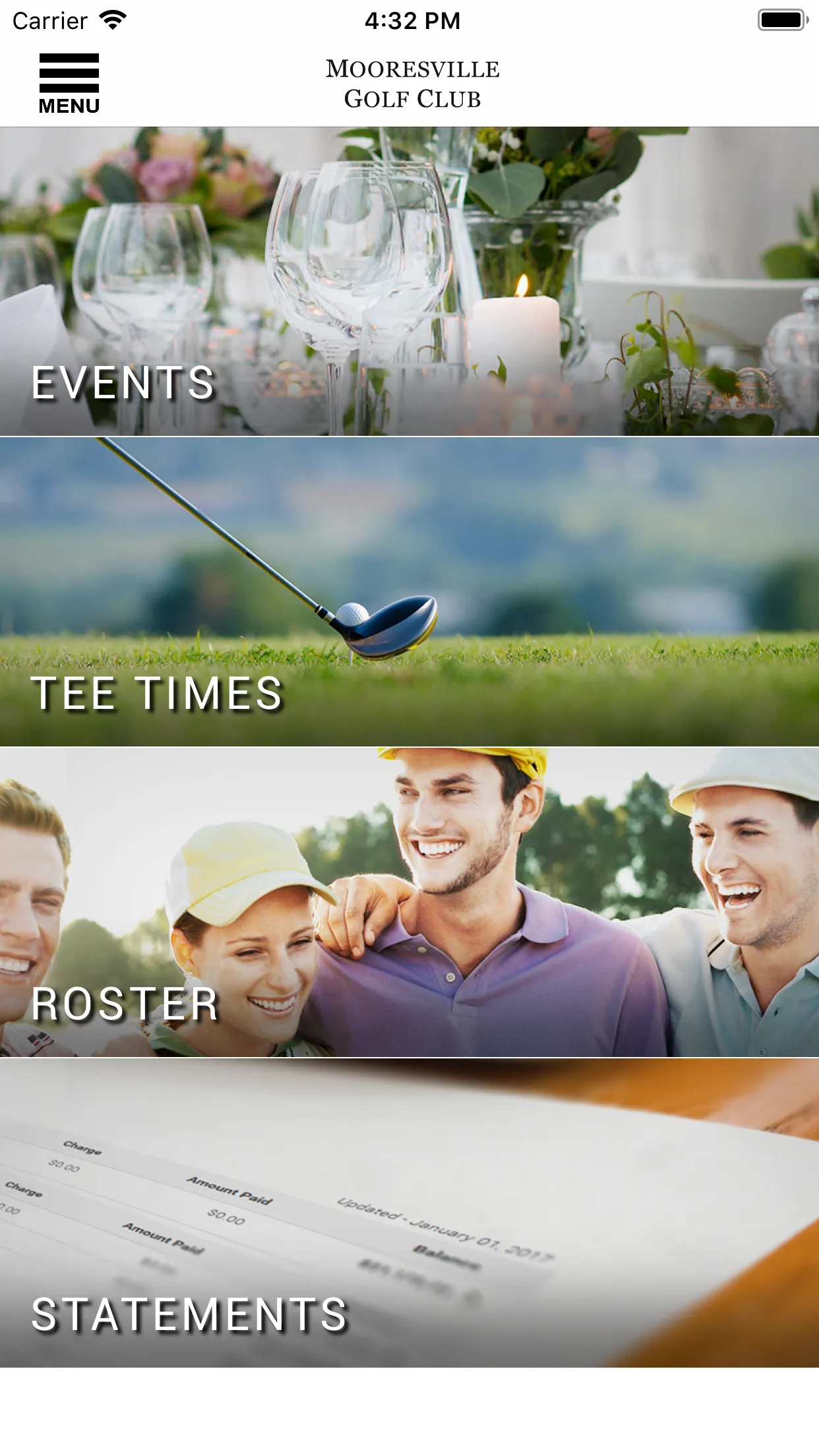 Mooresville Golf Club | Indus Appstore | Screenshot