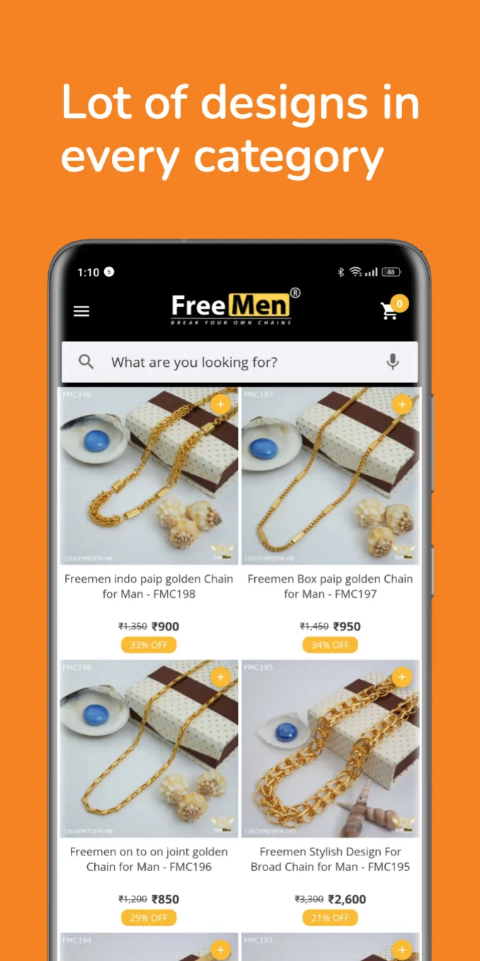 Freemen - Gold Plated Jewelry | Indus Appstore | Screenshot