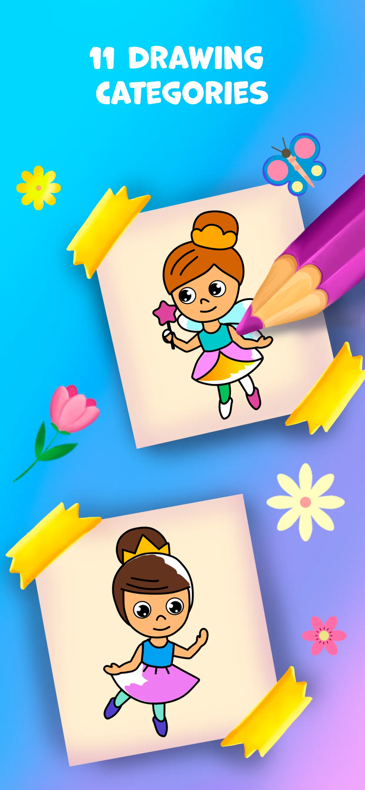 Baby coloring book for kids 2+ | Indus Appstore | Screenshot