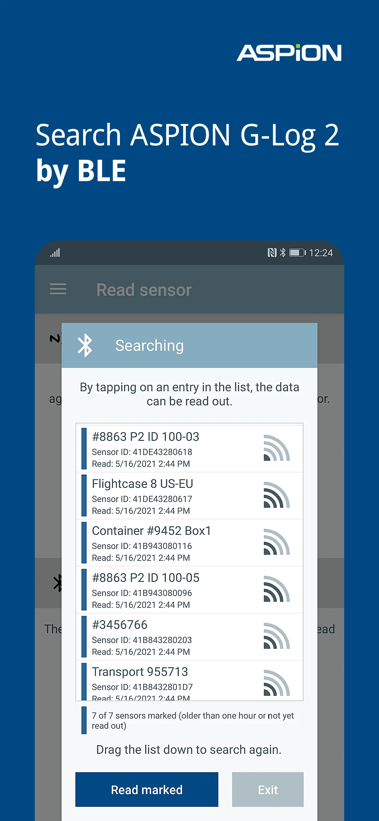 ASPION G-Log Data Logger | Indus Appstore | Screenshot