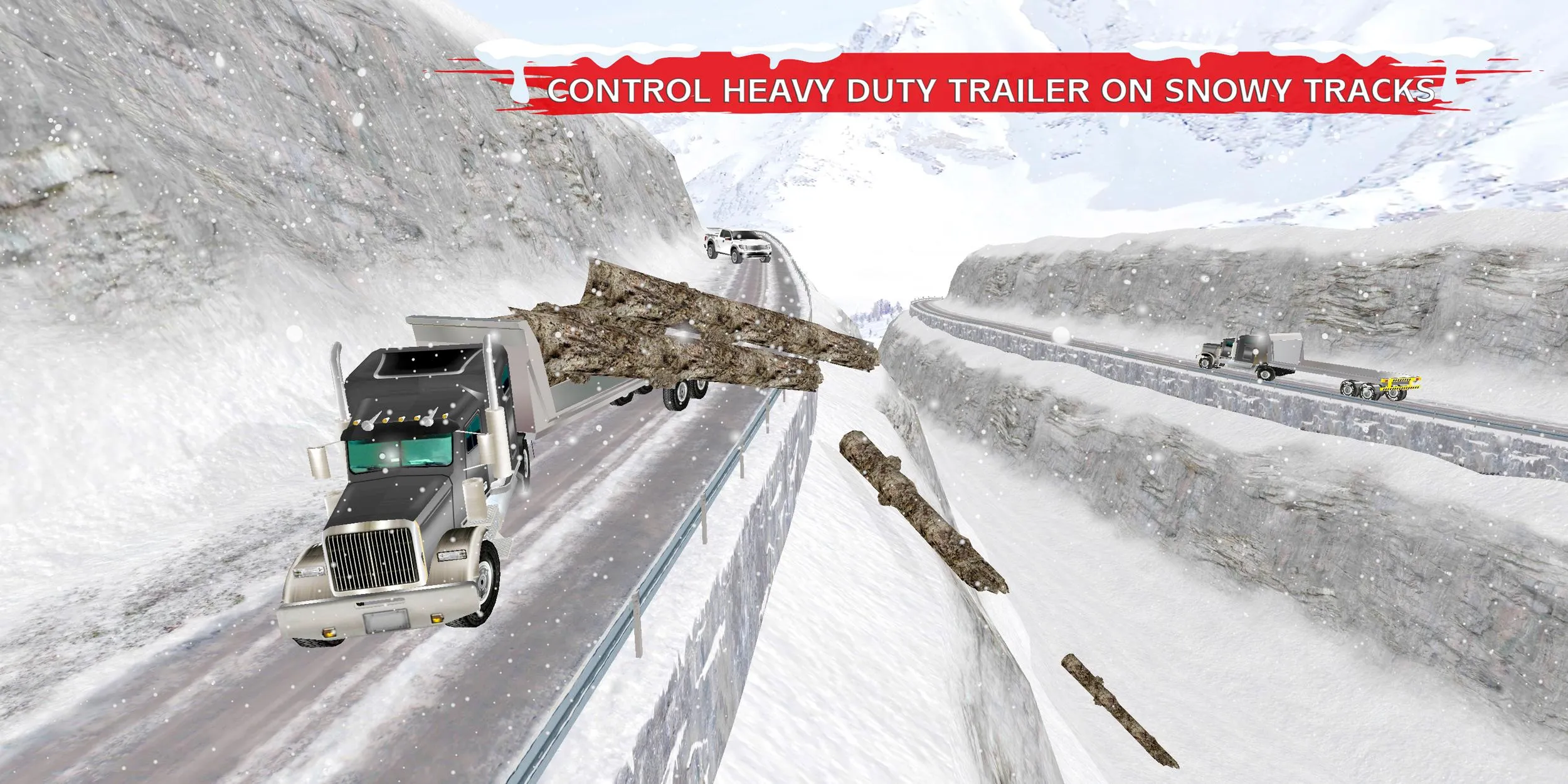 Winter Snow Pickup Truck Drive | Indus Appstore | Screenshot