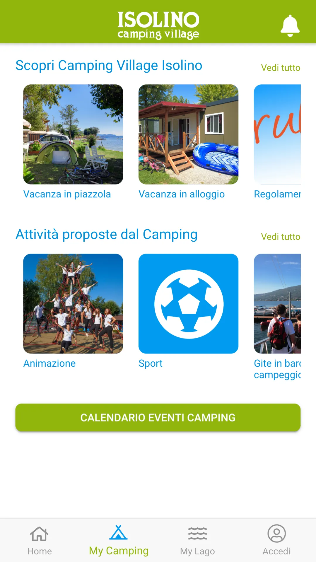 Camping Isolino | Indus Appstore | Screenshot