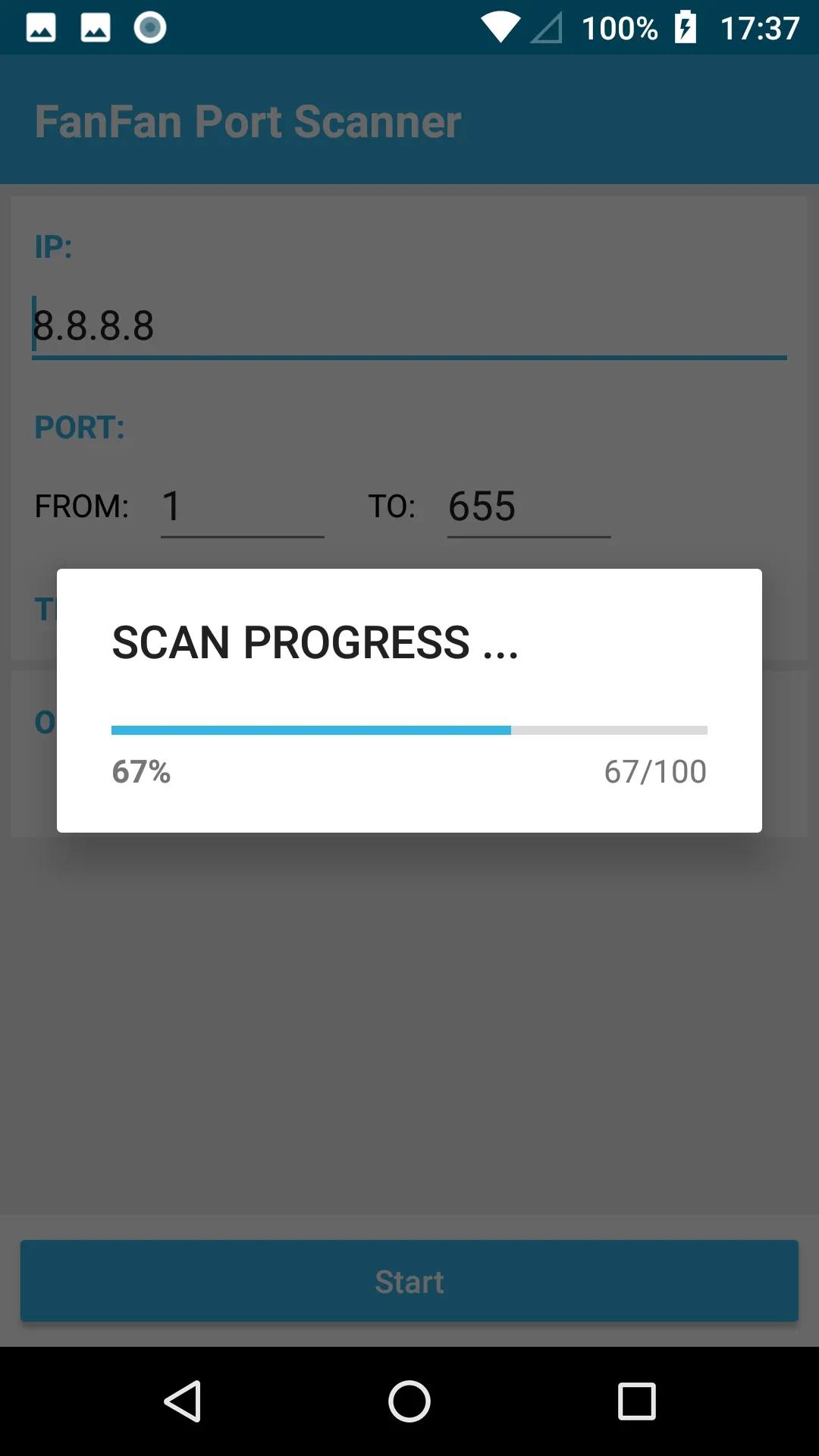 FanFan Port Scanner | Indus Appstore | Screenshot