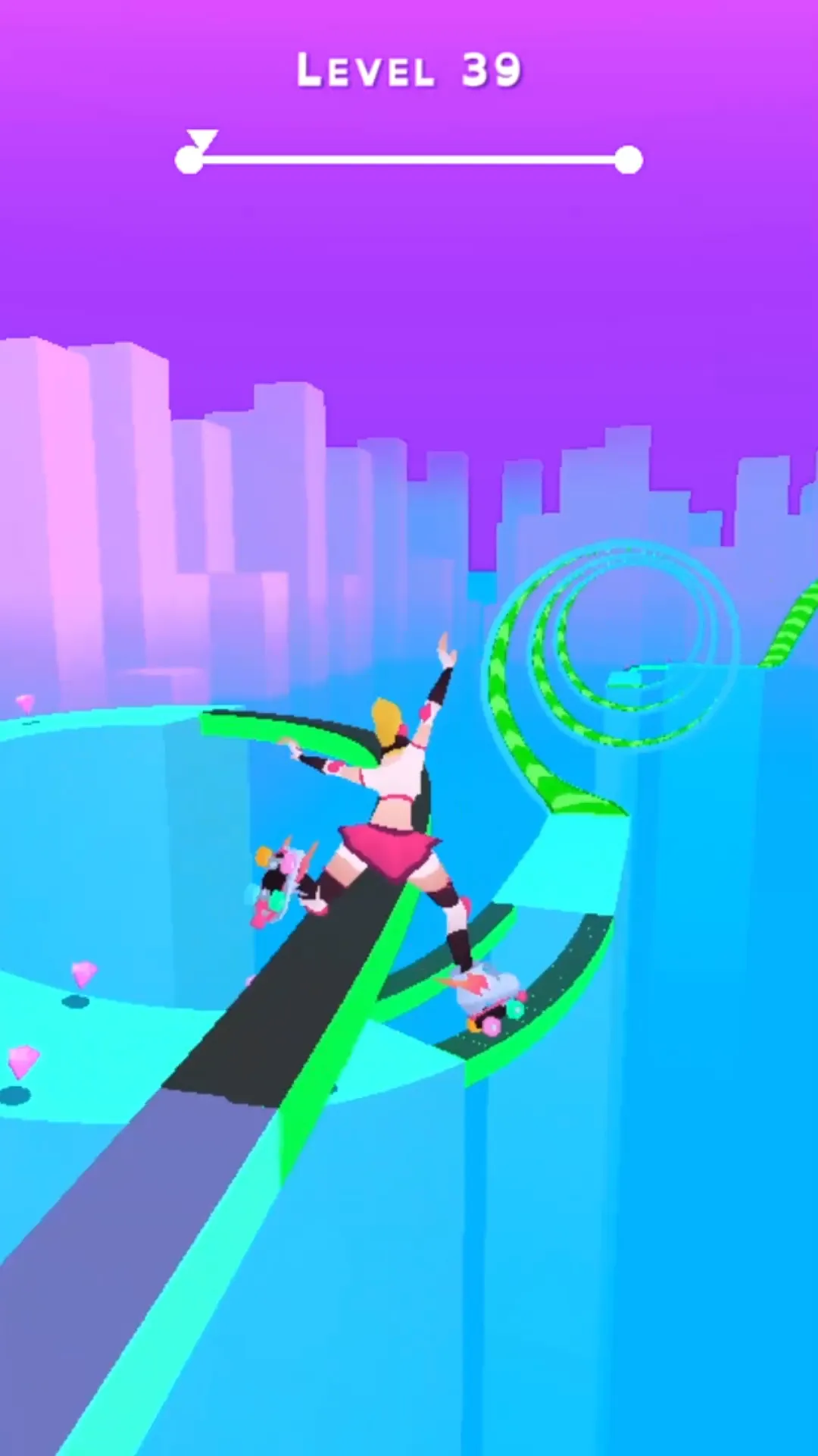 Sky Roller: Rainbow Skating | Indus Appstore | Screenshot