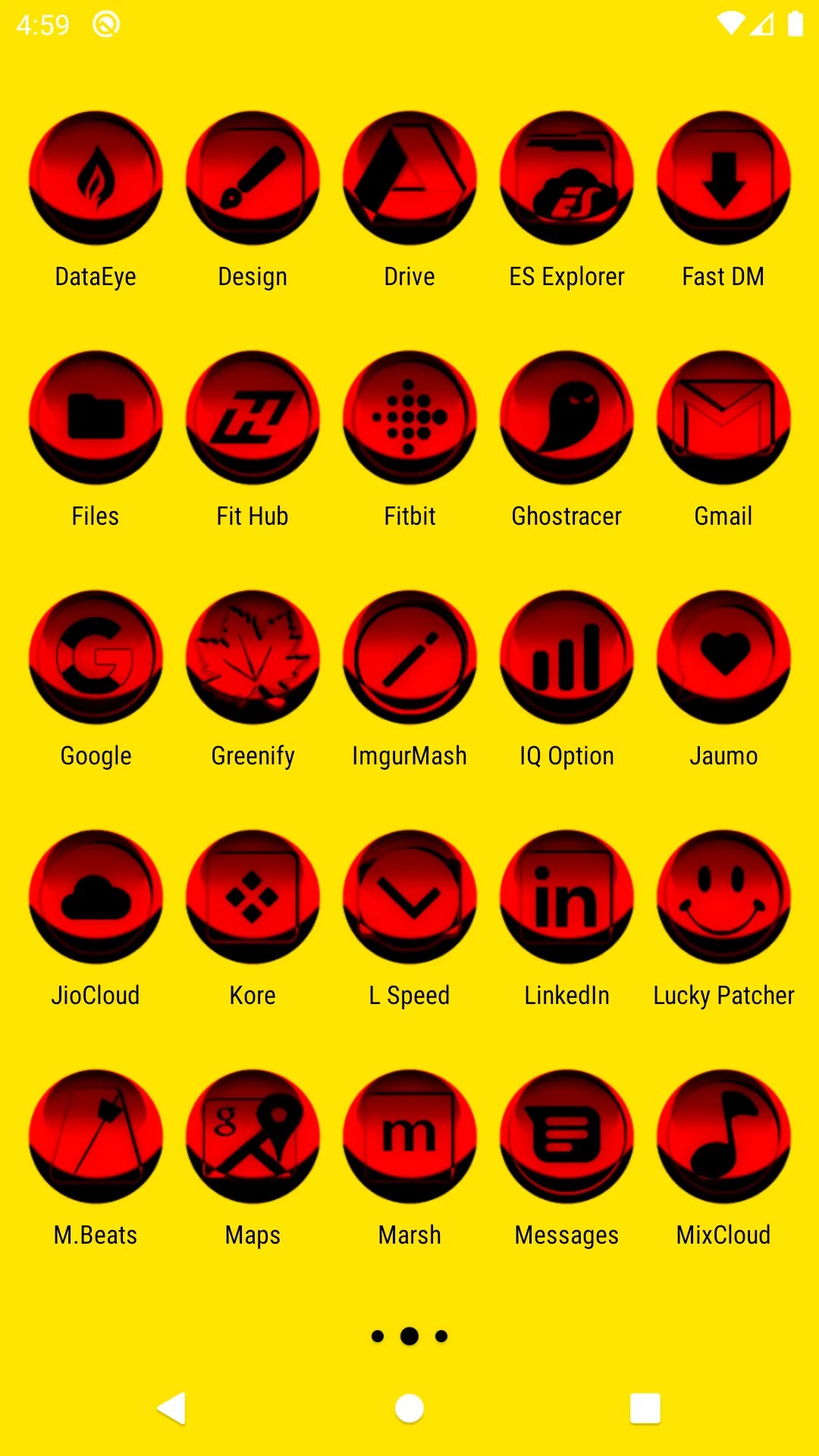 Red Icon Pack Style 3 | Indus Appstore | Screenshot