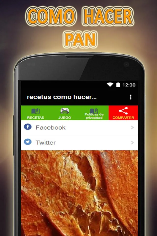 recetas como hacer pan casero | Indus Appstore | Screenshot