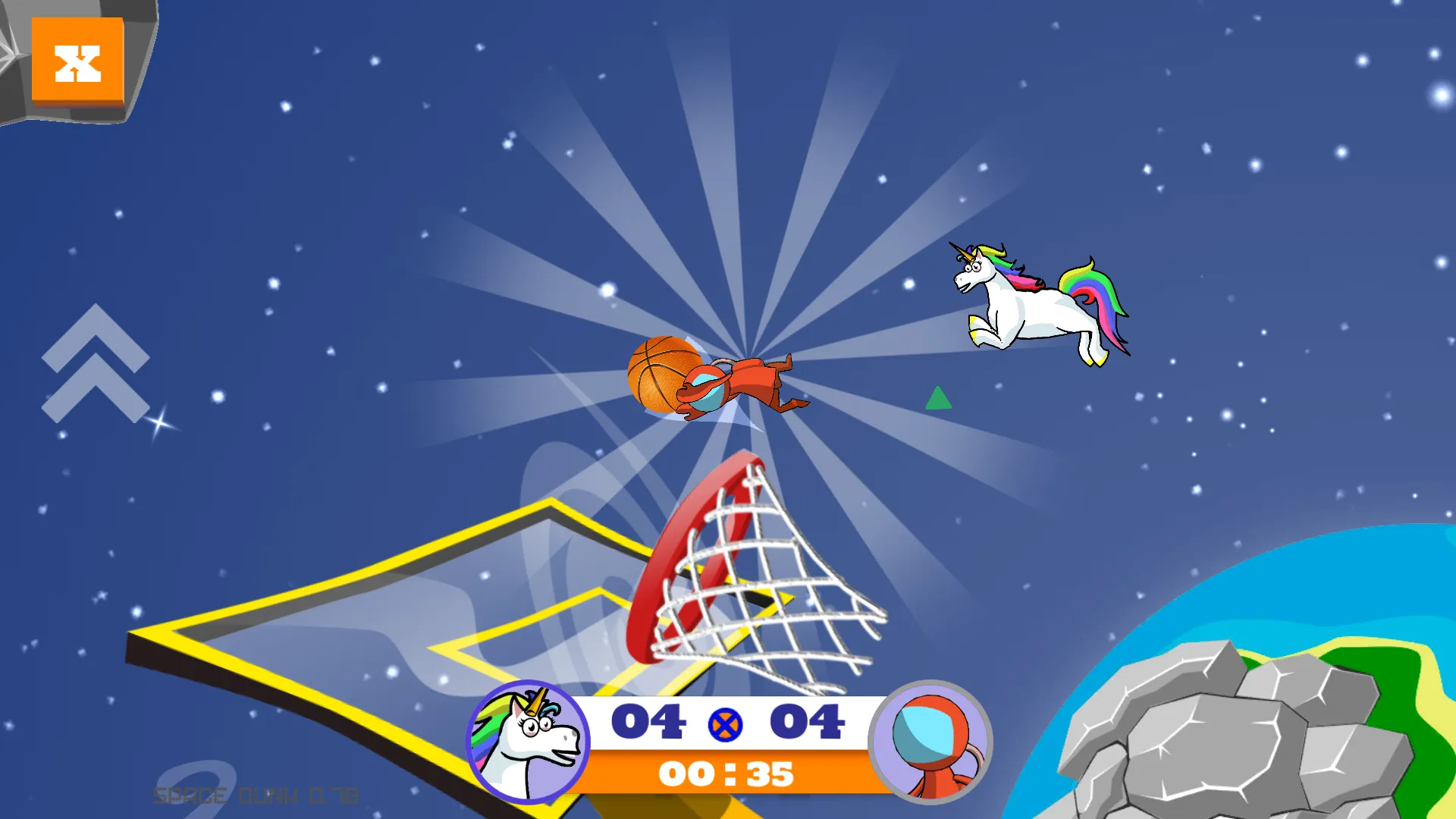 Space Dunk Basketball | Indus Appstore | Screenshot