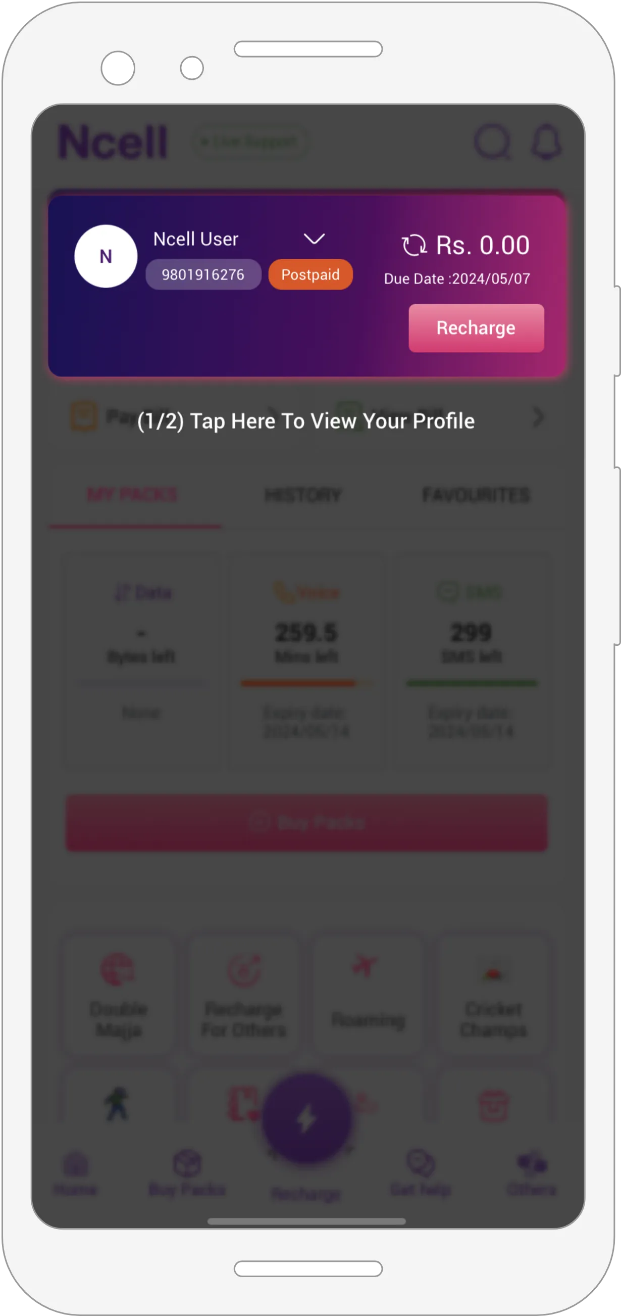 Ncell App: Recharge, Buy Packs | Indus Appstore | Screenshot