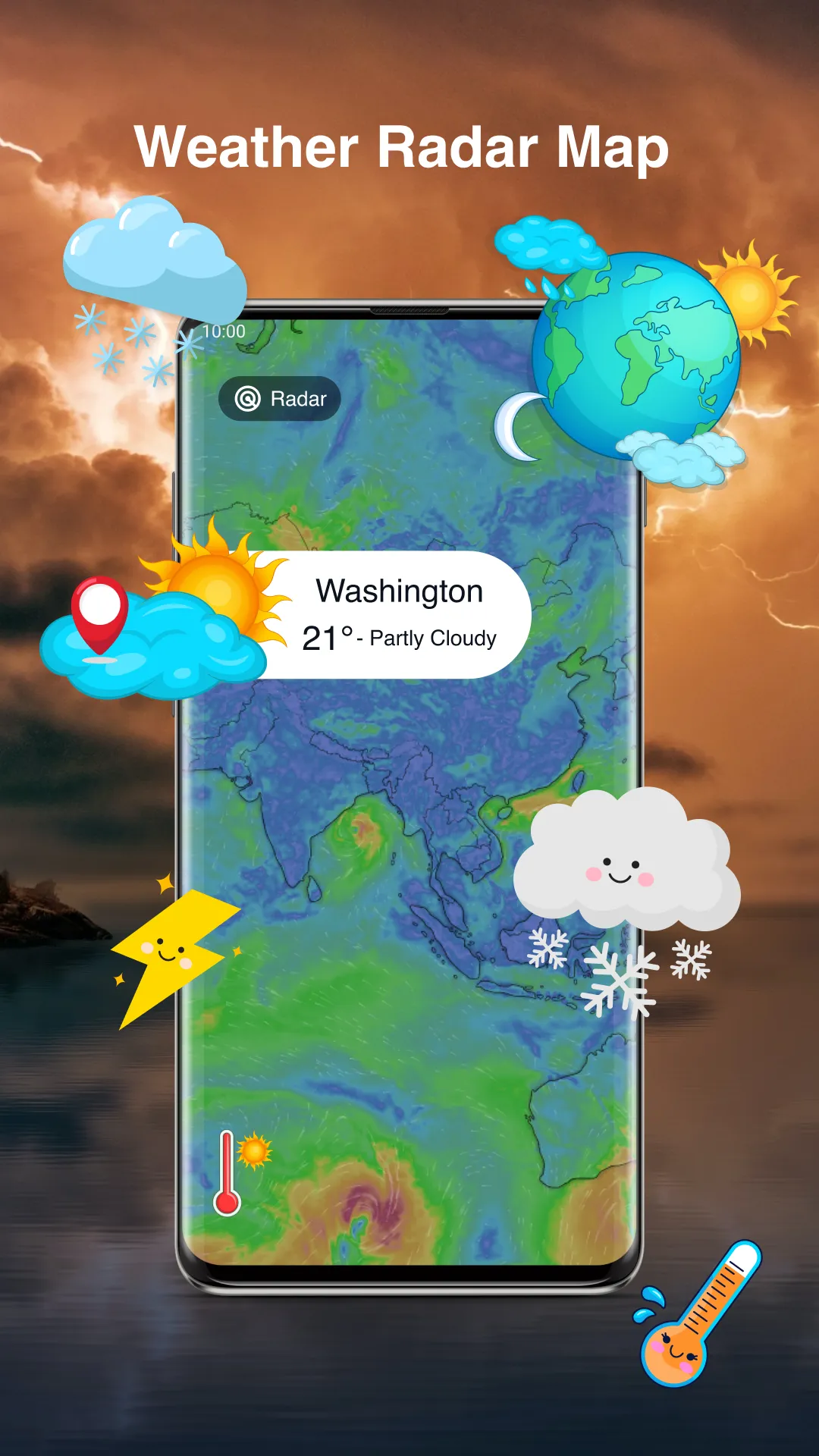 Live Weather Forecast & Radar | Indus Appstore | Screenshot