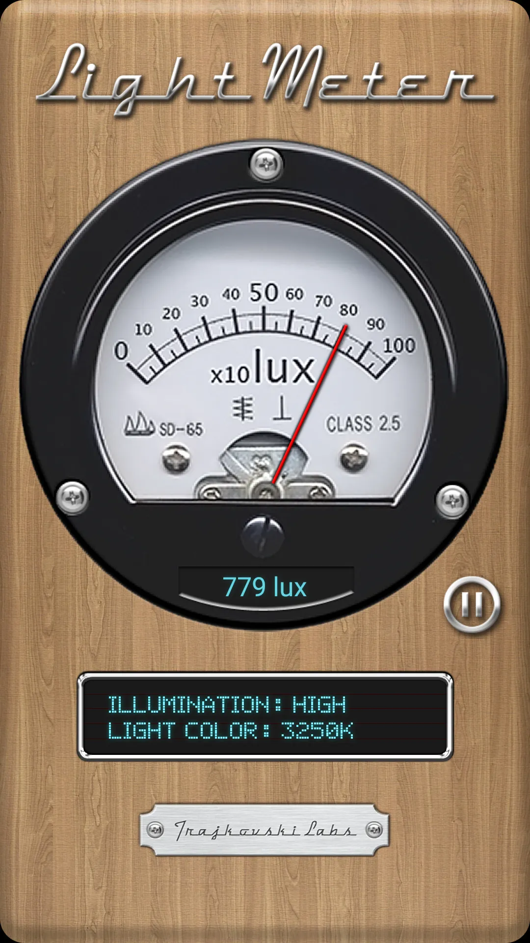 Light Meter - Lux & Kelvin | Indus Appstore | Screenshot