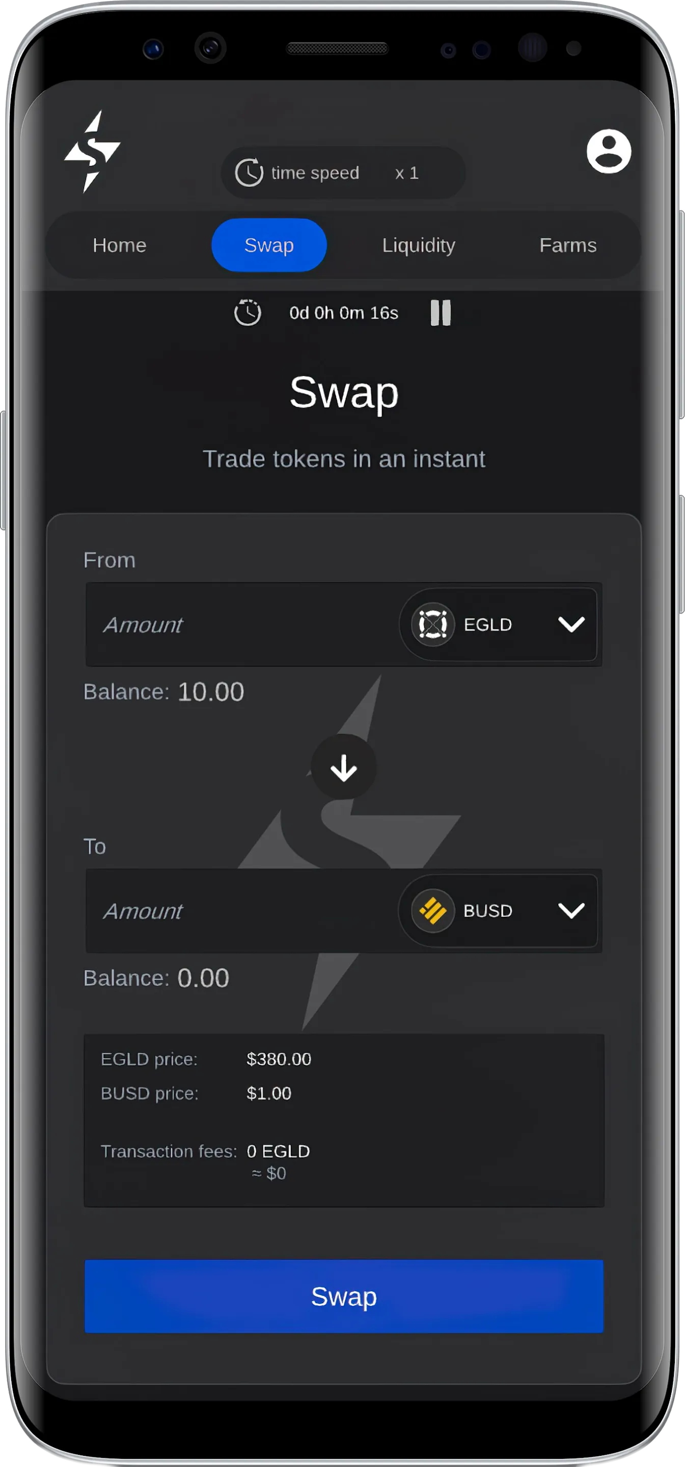 Maiar Exchange Simulator | Indus Appstore | Screenshot