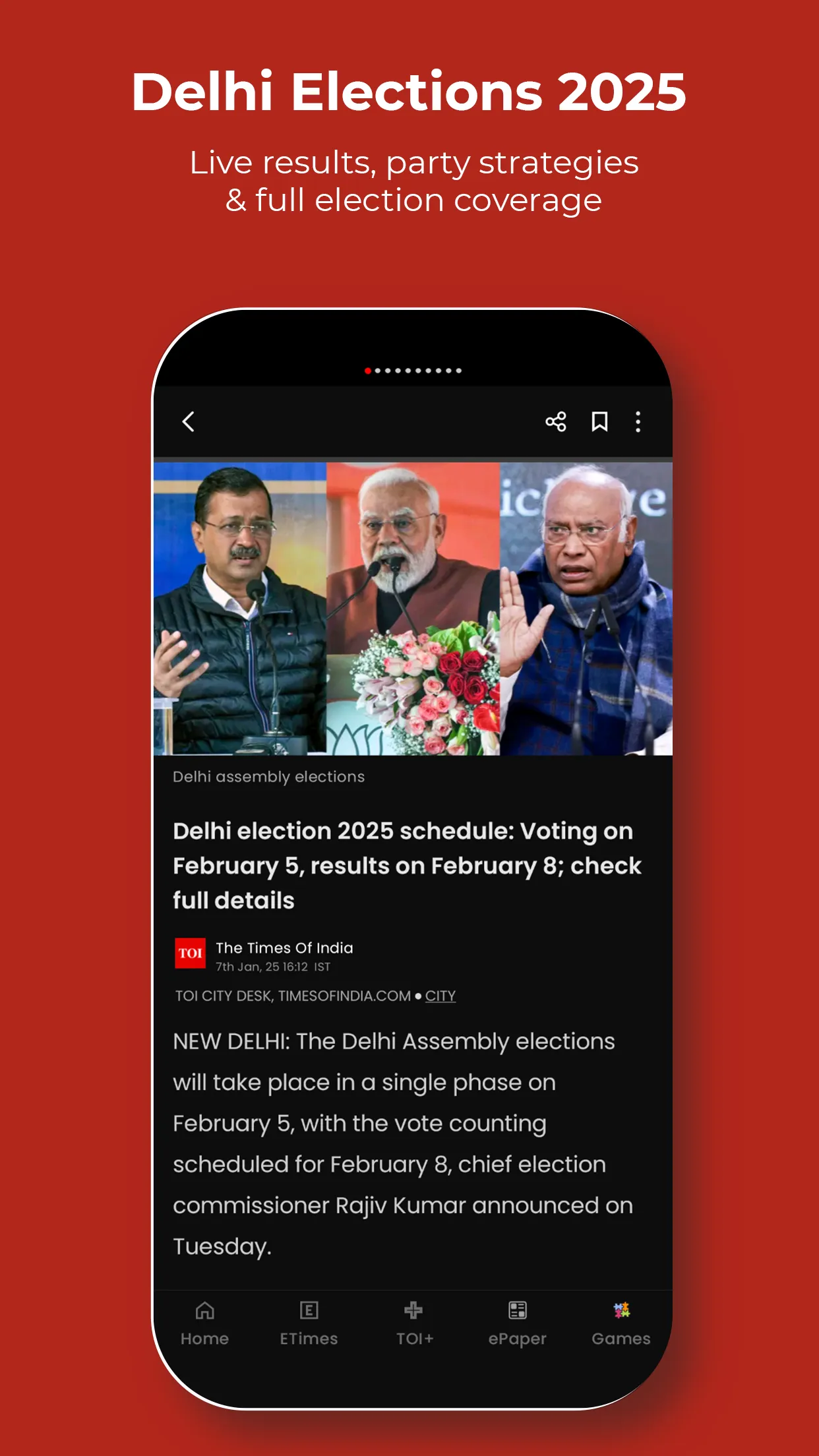 Times Of India - News Updates | Indus Appstore | Screenshot