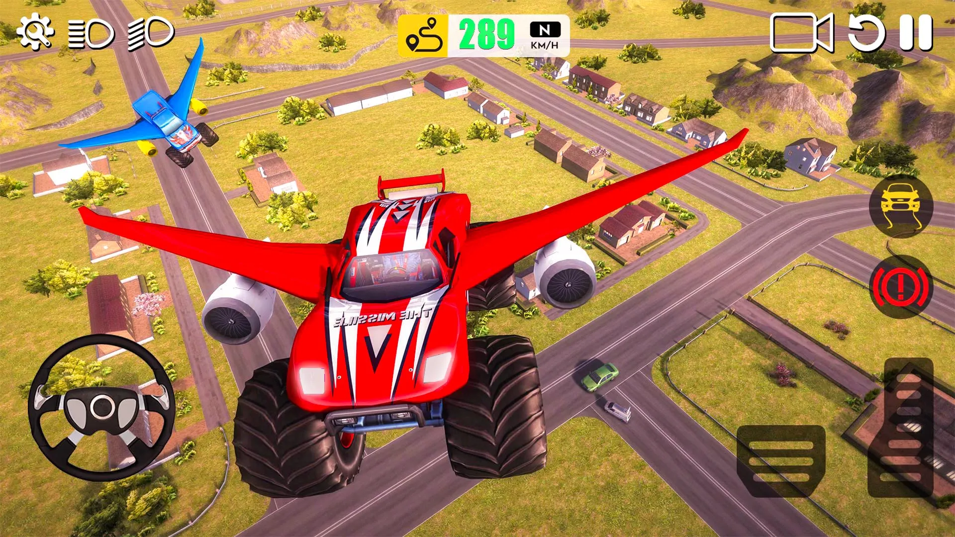 Flying Car Games 3D Simulator | Indus Appstore | Screenshot