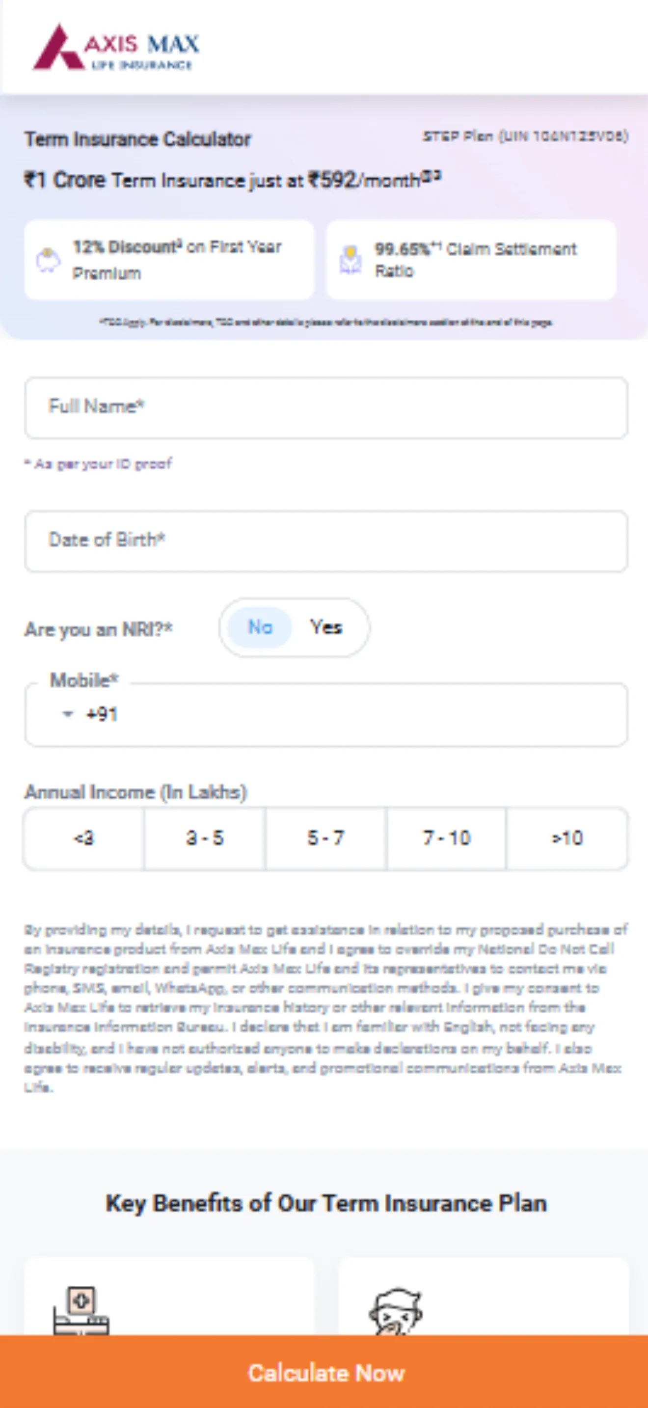 Axis Max life Insurance - Lite | Indus Appstore | Screenshot