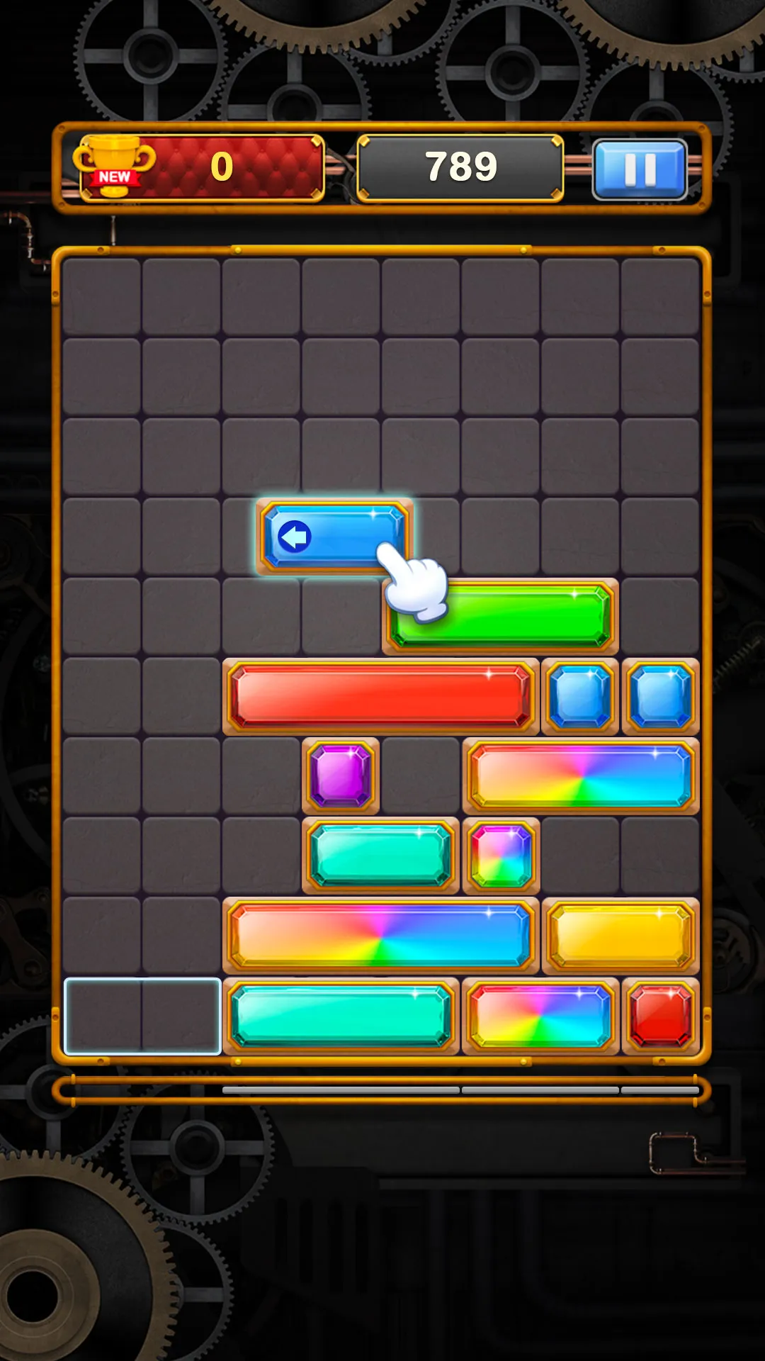 Sliding Gem - Falling Jewel Dr | Indus Appstore | Screenshot