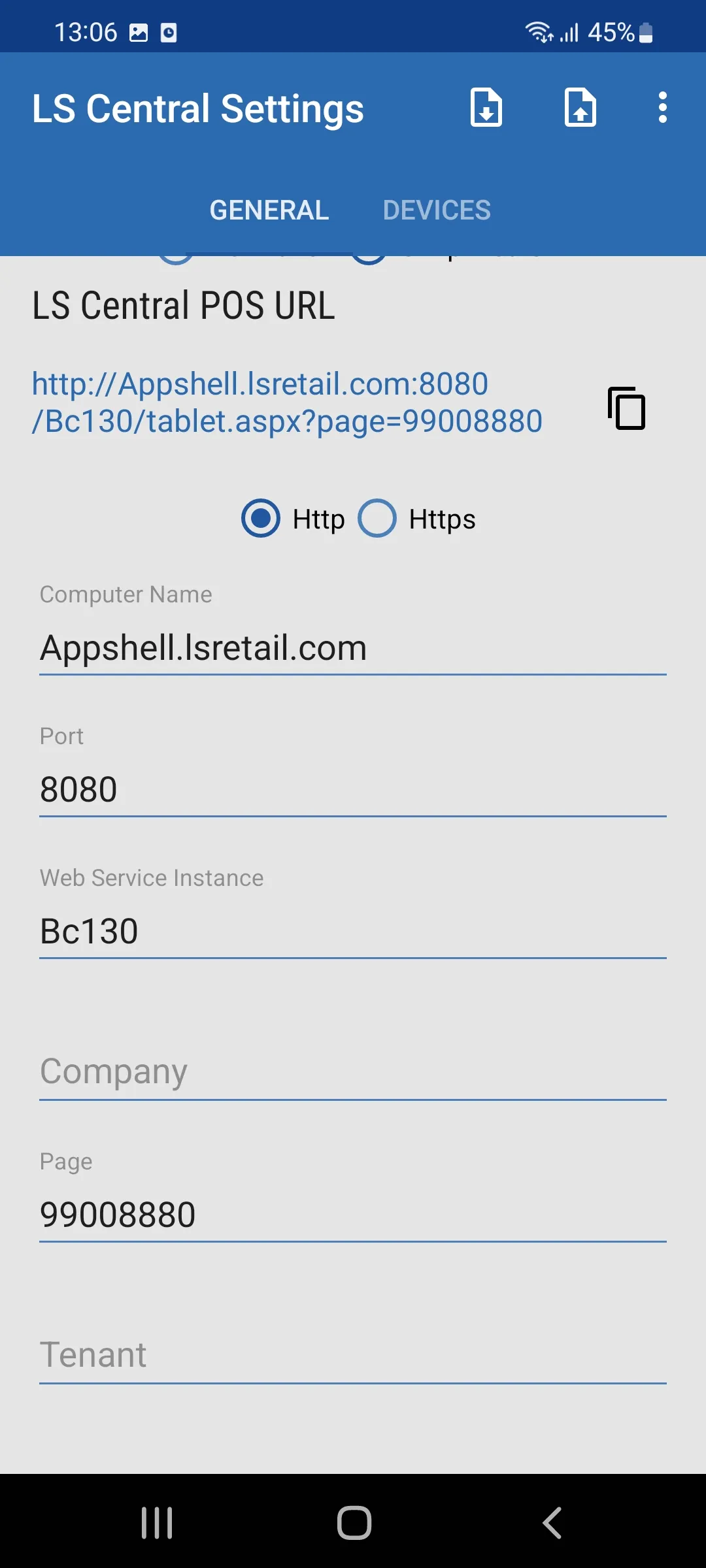 AppShell for LS Central | Indus Appstore | Screenshot