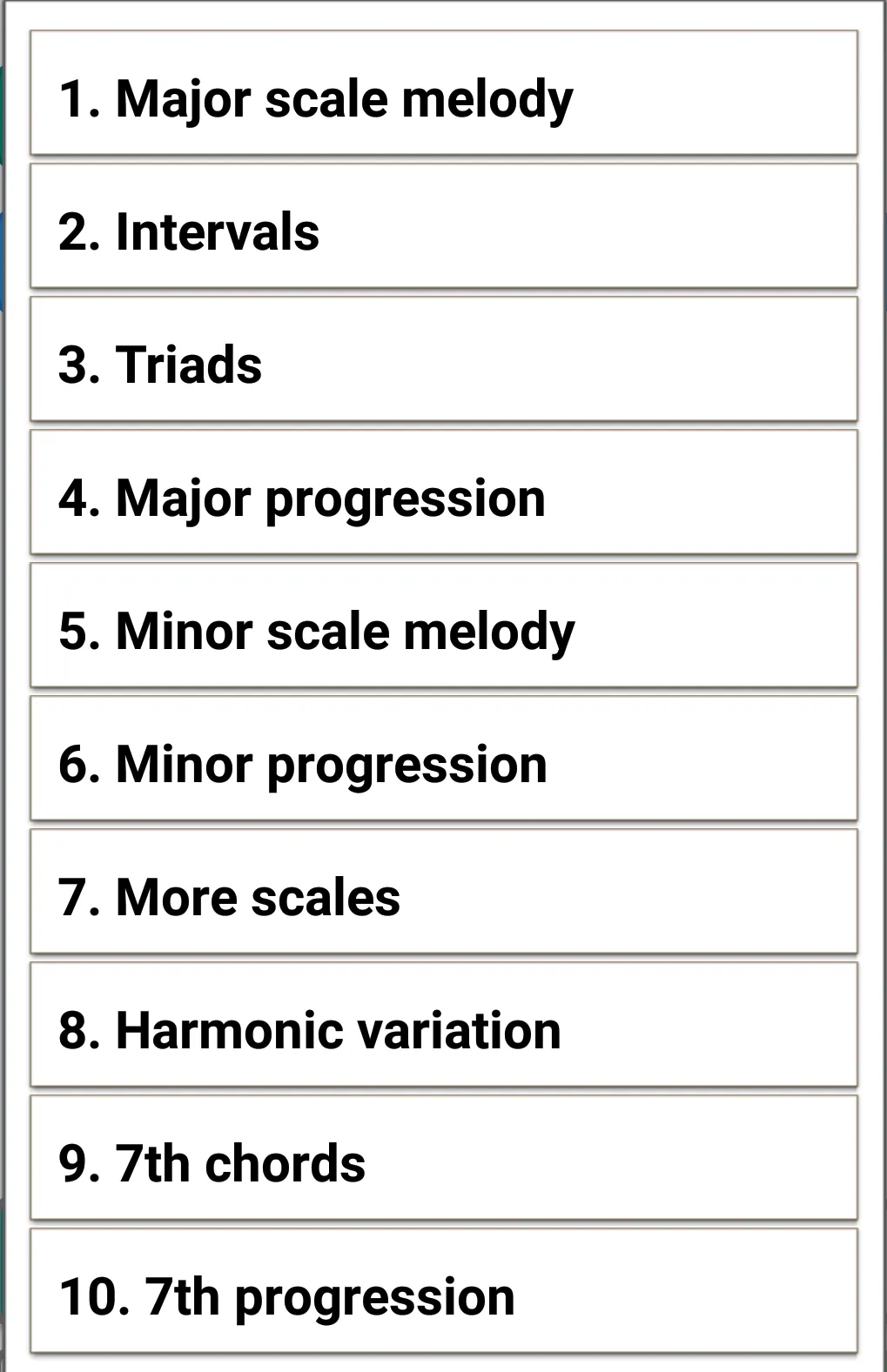 Relative Pitch Trainer | Indus Appstore | Screenshot