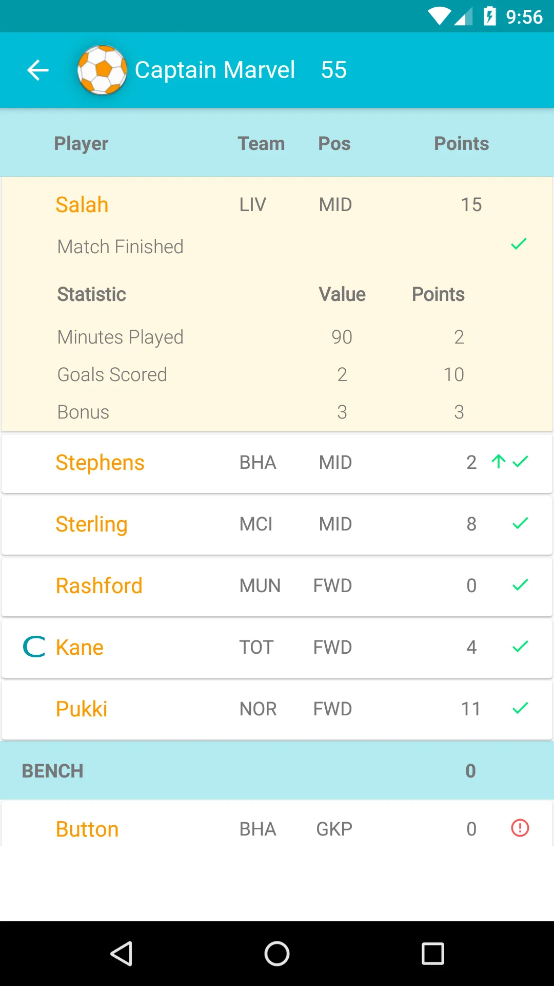 Fantasy Football Realtime | Indus Appstore | Screenshot