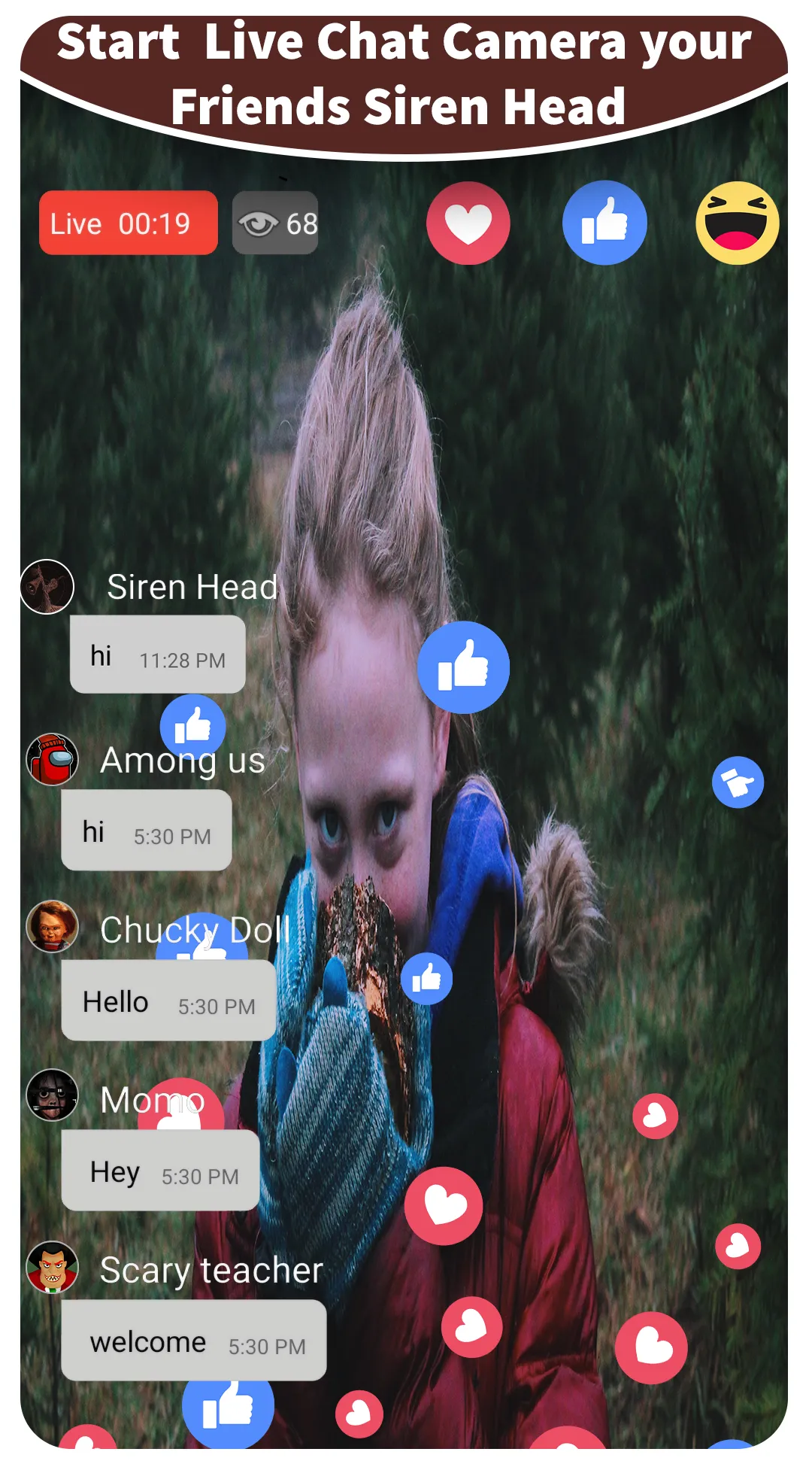 fake call chat with Siren Head | Indus Appstore | Screenshot