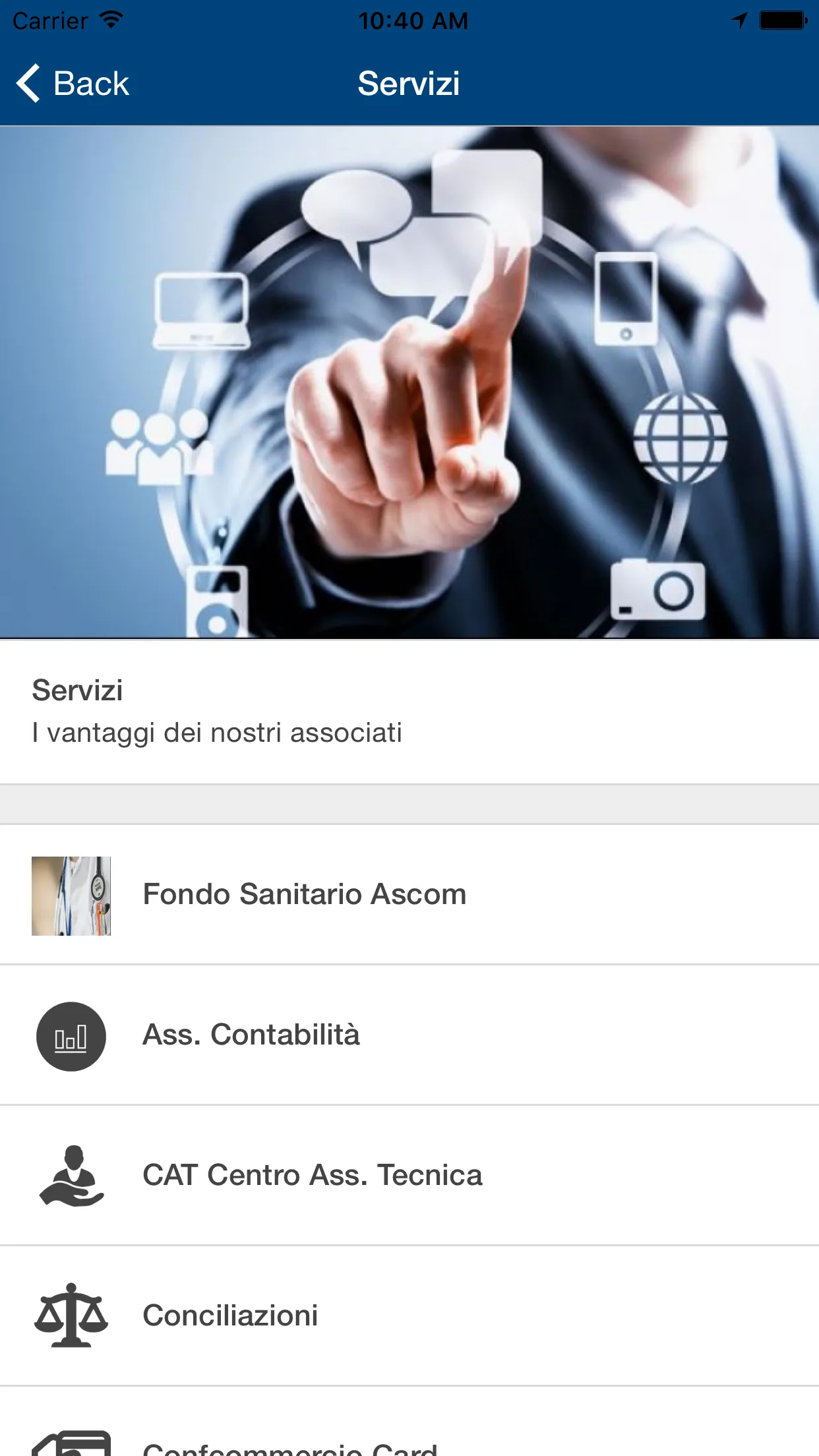 Confcommercio Salerno | Indus Appstore | Screenshot