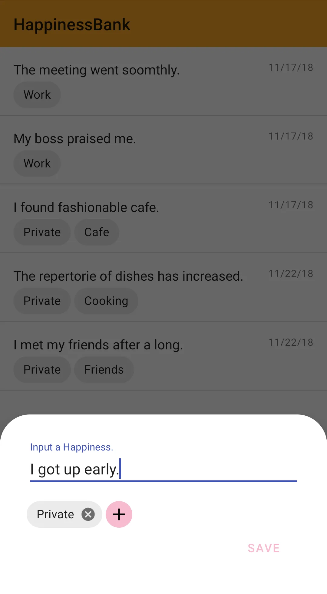 HappinessBank | Indus Appstore | Screenshot