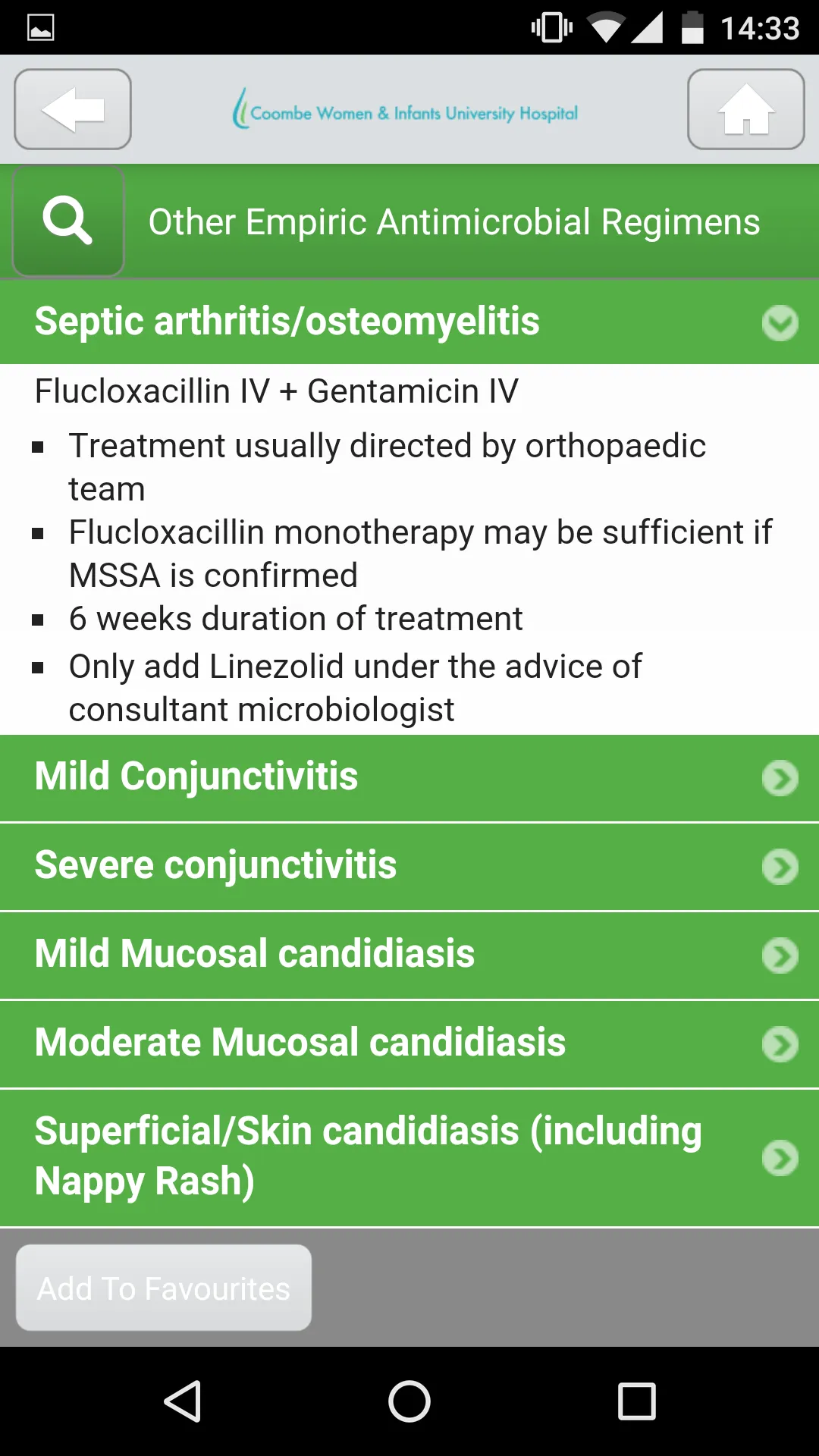 Coombe Neonatal Guidelines | Indus Appstore | Screenshot