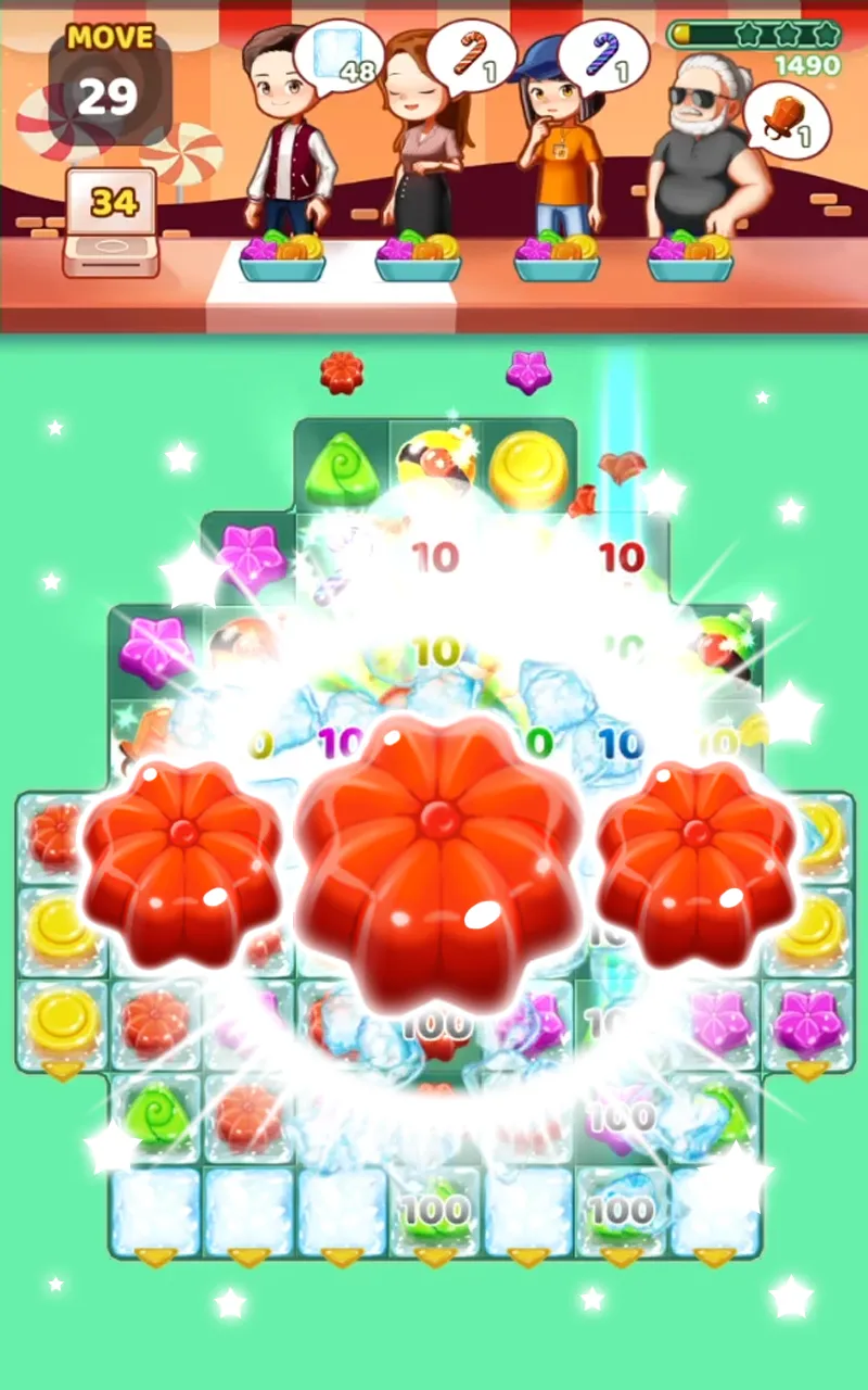 Sweet Jelly Puzzle(Match 3) | Indus Appstore | Screenshot