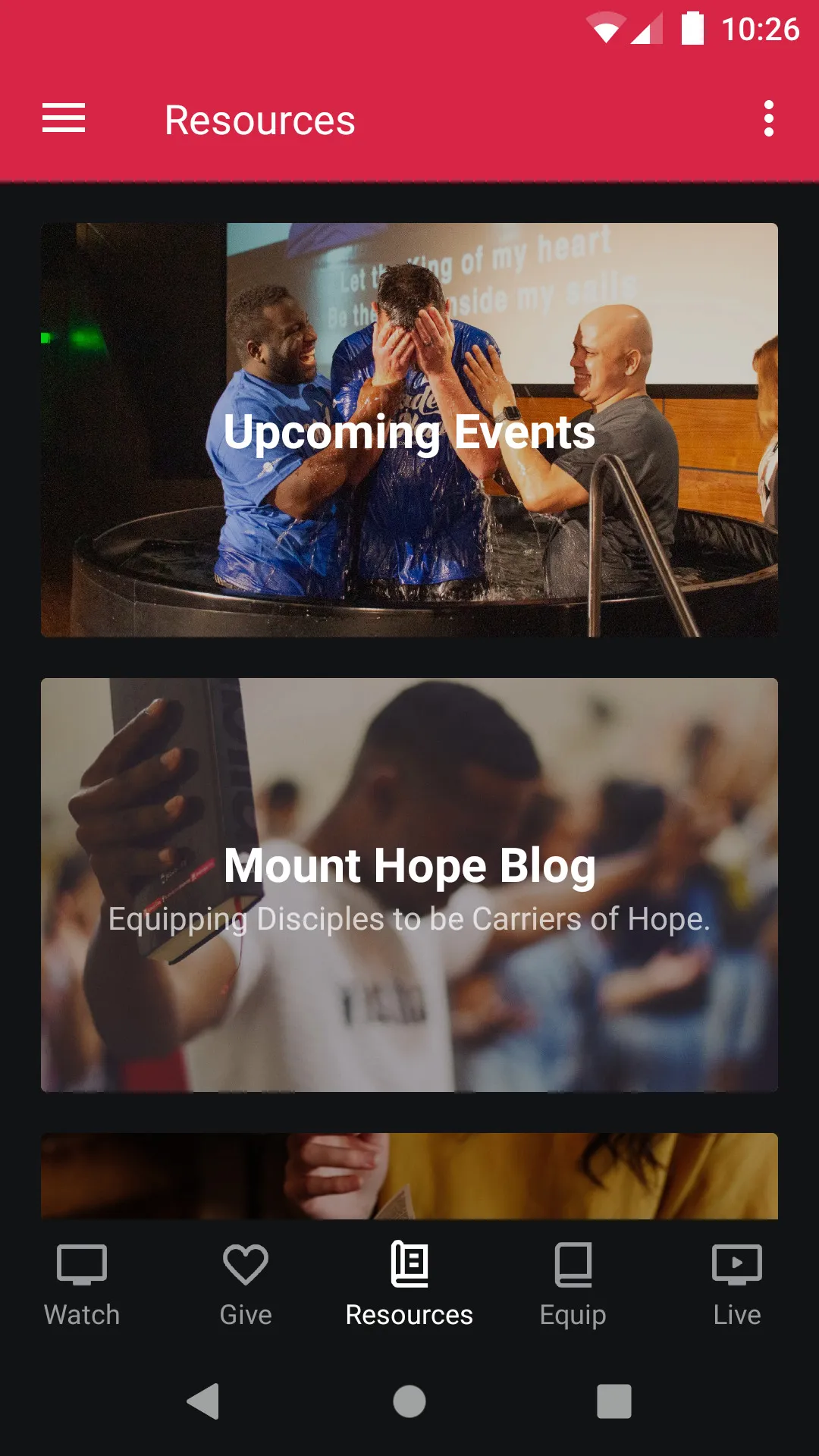 Mount Hope Church | Indus Appstore | Screenshot