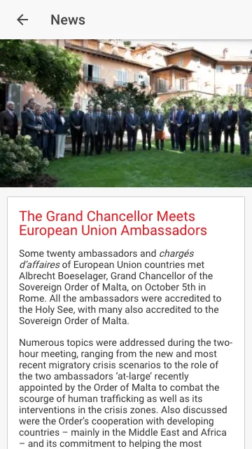 Order of Malta American Assoc | Indus Appstore | Screenshot