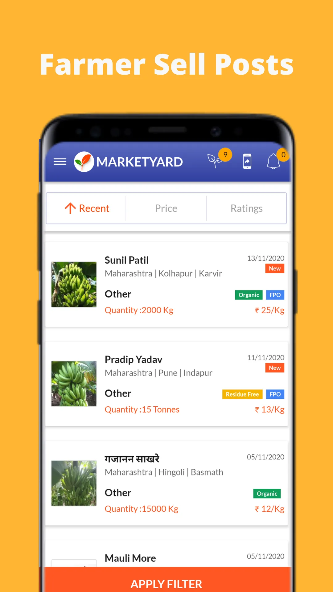 Marketyard - Kisan / Farmer Ag | Indus Appstore | Screenshot