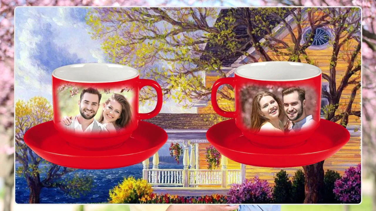 Coffee Cup Dual Photo Frame | Indus Appstore | Screenshot